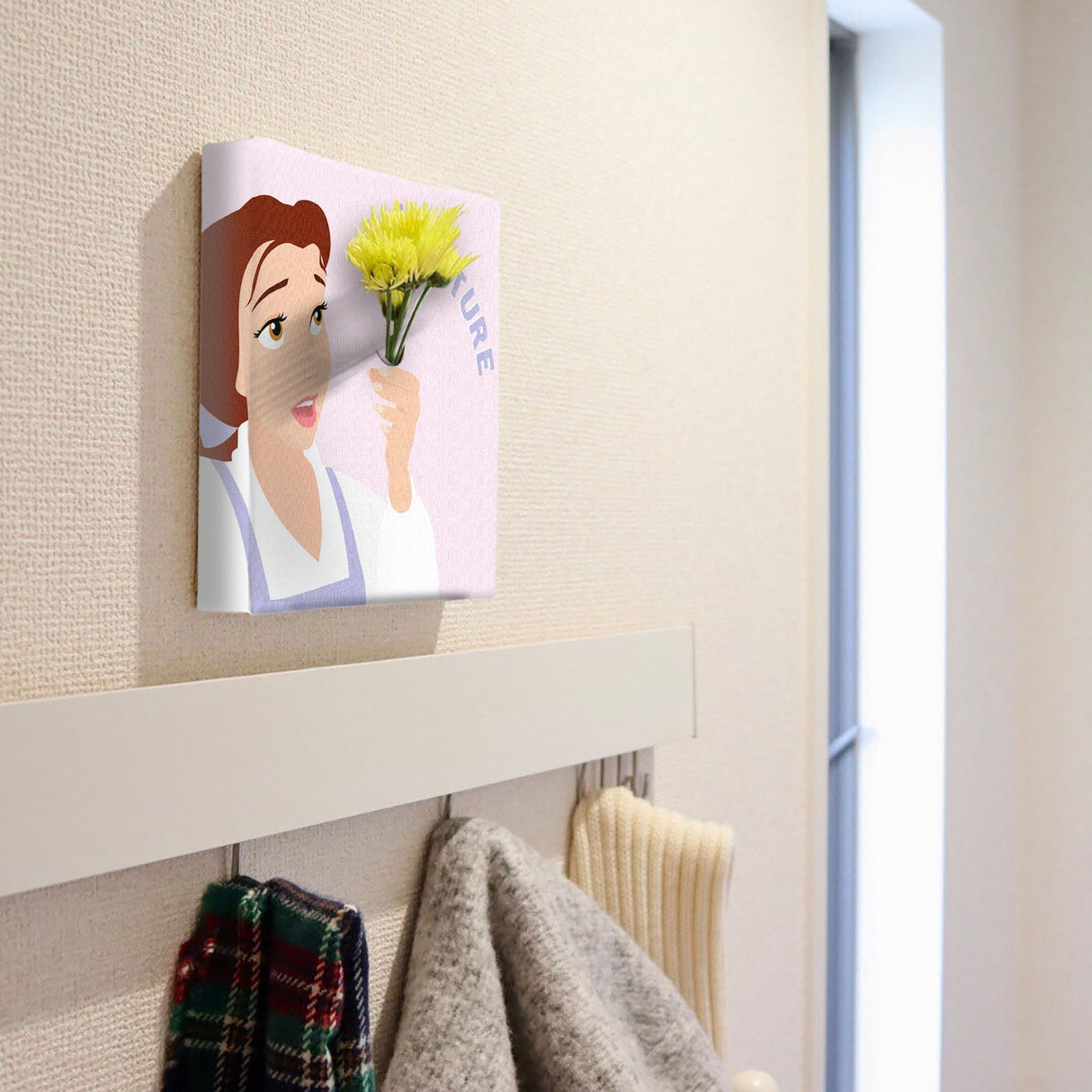 ベルのIKEBANA 20×20×2.7cm 一輪挿し 花瓶 ディズニープリンセス 美女と野獣 IKE-DSNY-2106-19