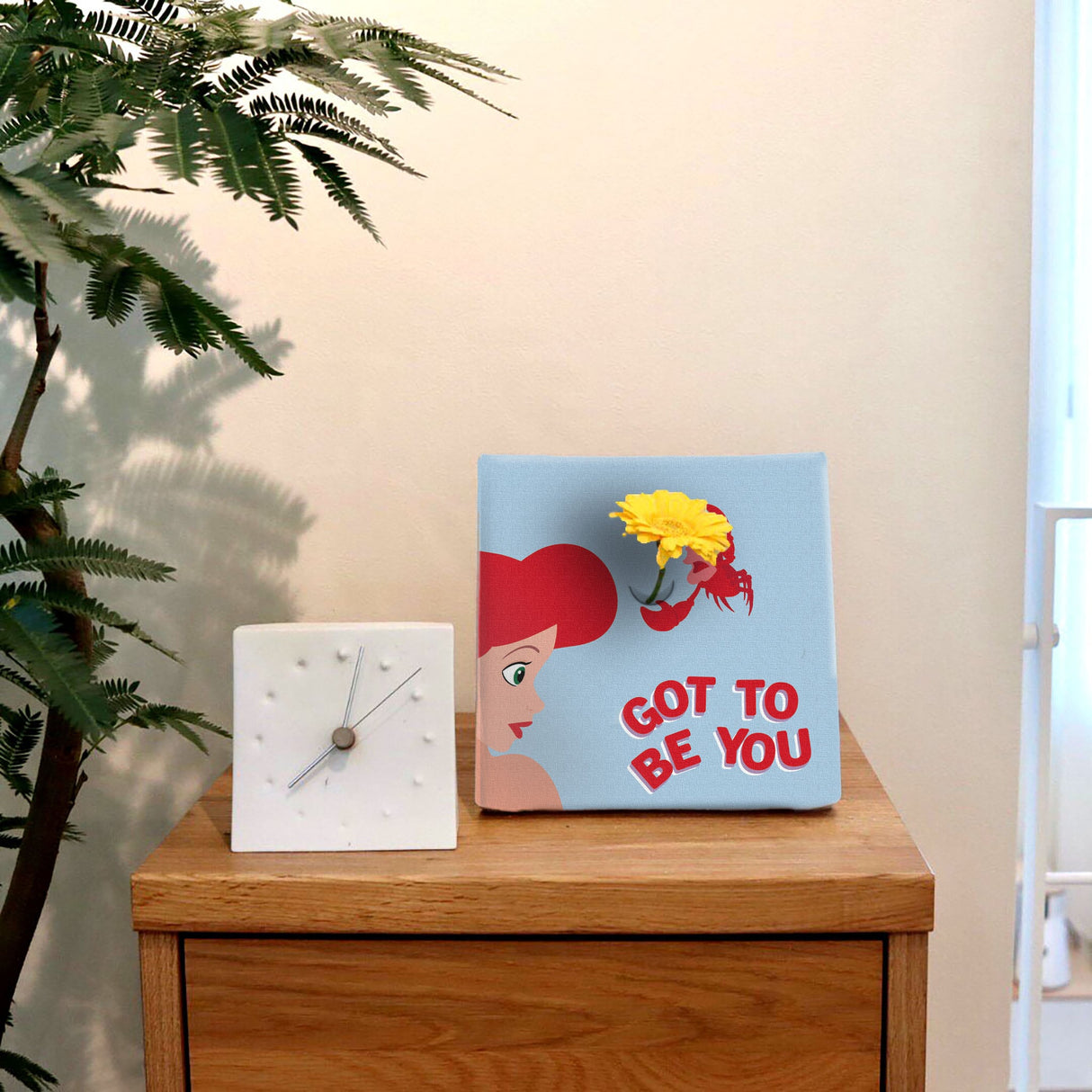 アリエルのIKEBANA 20×20×2.7cm 一輪挿し 花瓶 ディズニープリンセス リトルマーメイド IKE-DSNY-2106-20