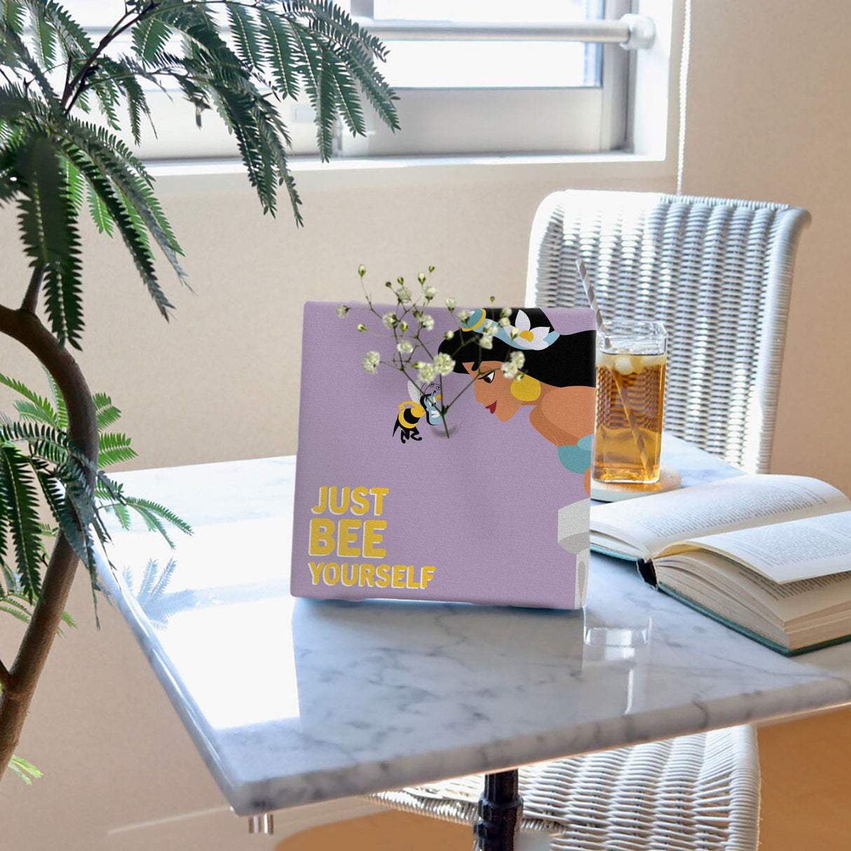 ジャスミンのIKEBANA 20×20×2.7cm 一輪挿し 花瓶 ディズニープリンセス アラジン IKE-DSNY-2106-21