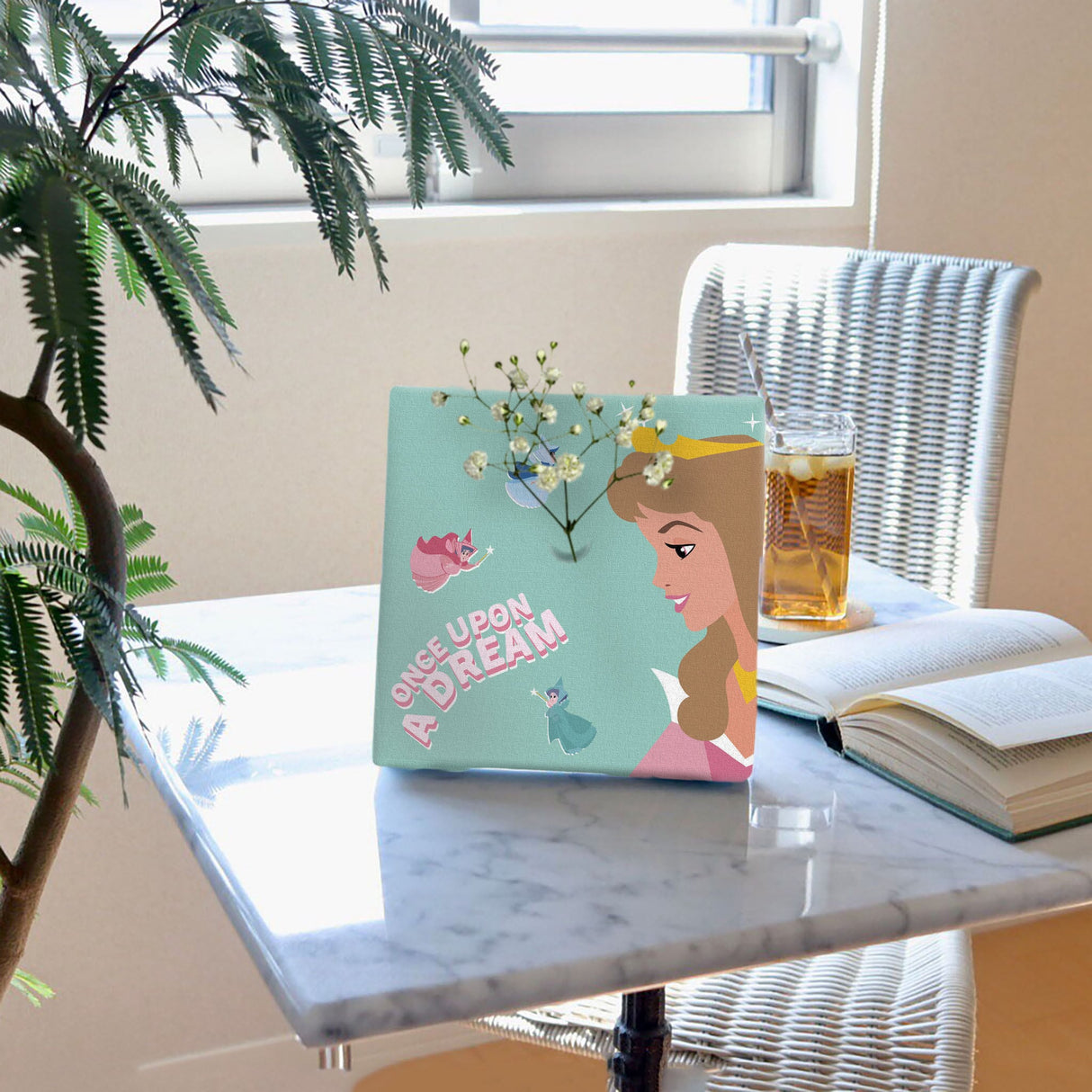 オーロラ姫のIKEBANA 20×20×2.7cm 一輪挿し 花瓶 ディズニープリンセス 眠れる森の美女 IKE-DSNY-2106-22