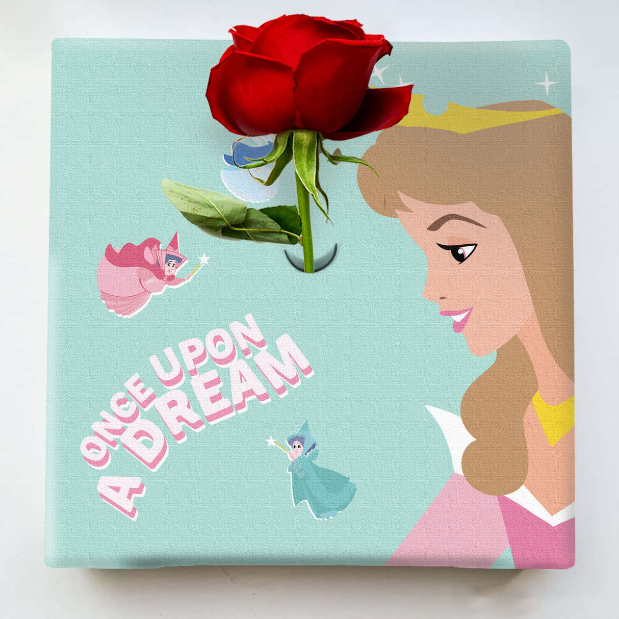 オーロラ姫のIKEBANA 20×20×2.7cm 一輪挿し 花瓶 ディズニープリンセス 眠れる森の美女 IKE-DSNY-2106-22