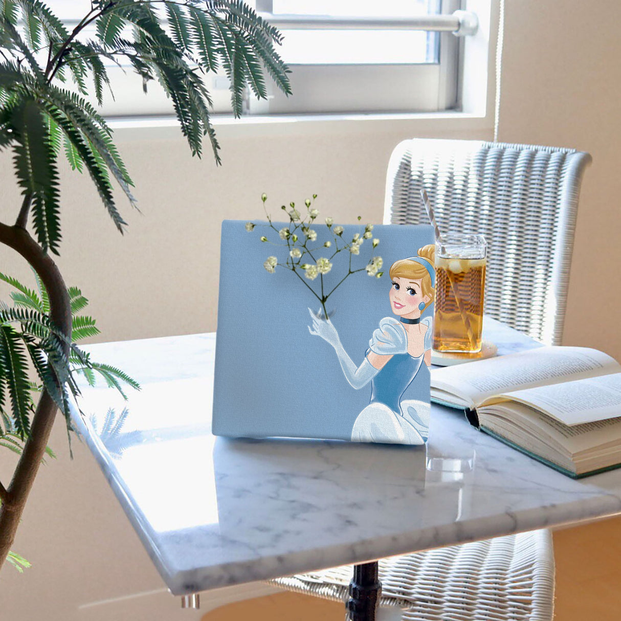 Cinderella IKEBANA 20 x 20 x 2.7 cm Flower vase Disney Princess IKE-DSNY-2106-23