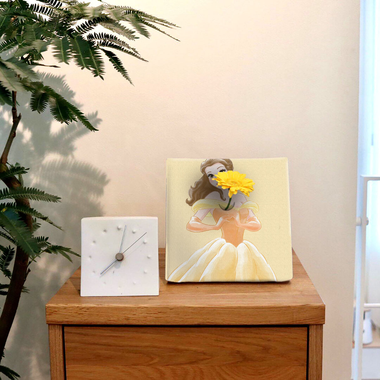 ベルのIKEBANA 20×20×2.7cm 一輪挿し 花瓶 ディズニープリンセス 美女と野獣 IKE-DSNY-2106-24