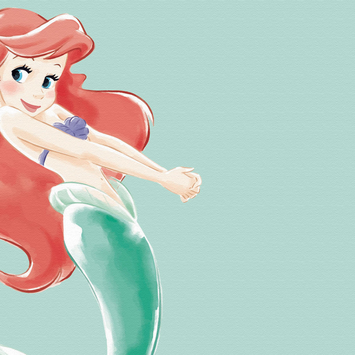 アリエルのIKEBANA 20×20×2.7cm 一輪挿し 花瓶 ディズニープリンセス リトルマーメイド IKE-DSNY-2106-25