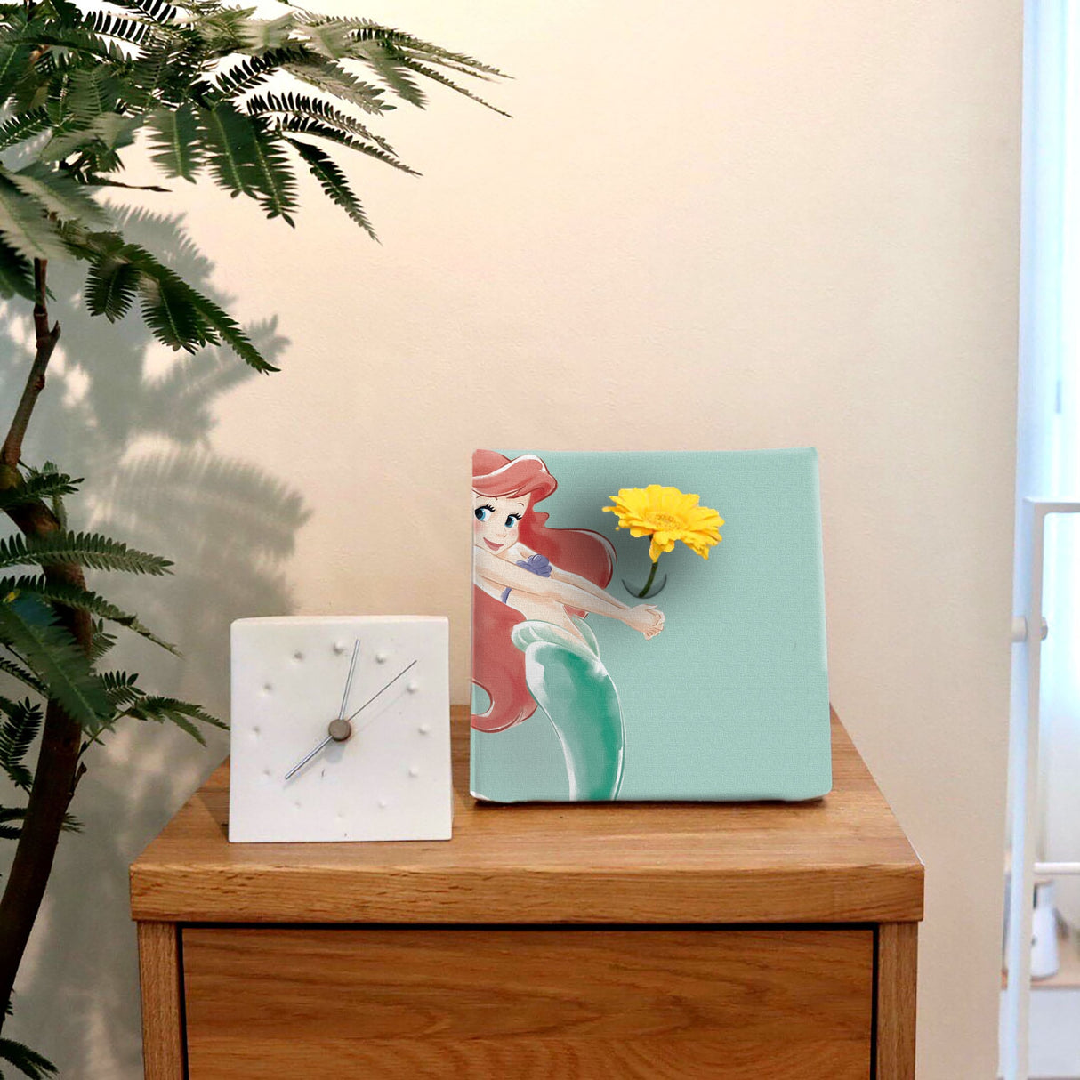 アリエルのIKEBANA 20×20×2.7cm 一輪挿し 花瓶 ディズニープリンセス リトルマーメイド IKE-DSNY-2106-25