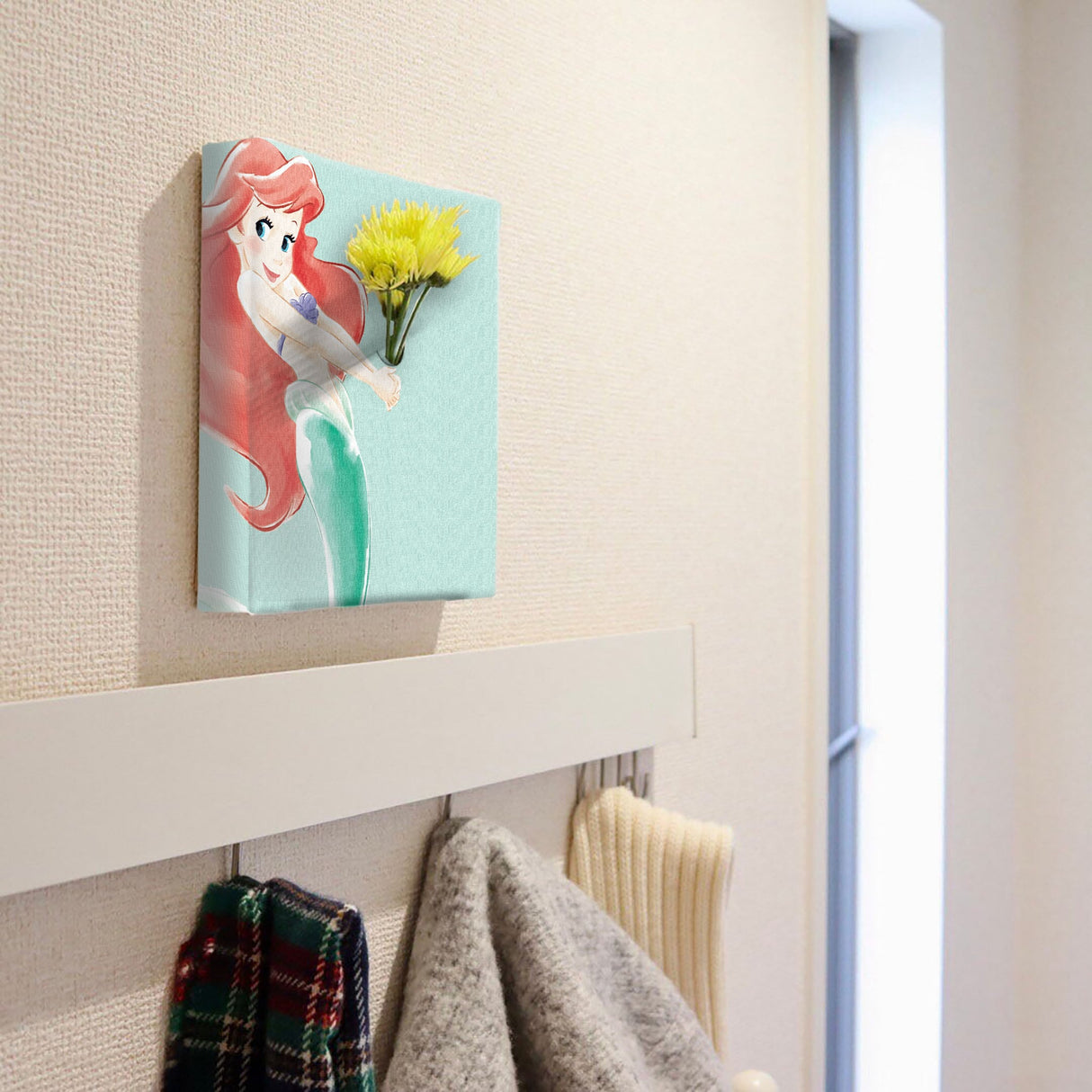 アリエルのIKEBANA 20×20×2.7cm 一輪挿し 花瓶 ディズニープリンセス リトルマーメイド IKE-DSNY-2106-25