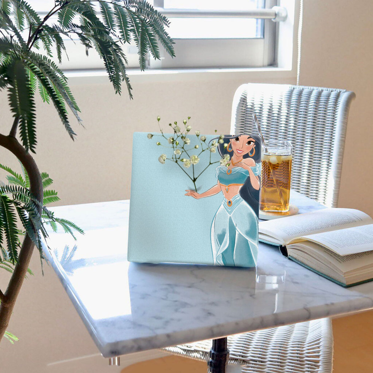 ジャスミンのIKEBANA 20×20×2.7cm 一輪挿し 花瓶 ディズニープリンセス アラジン IKE-DSNY-2106-26