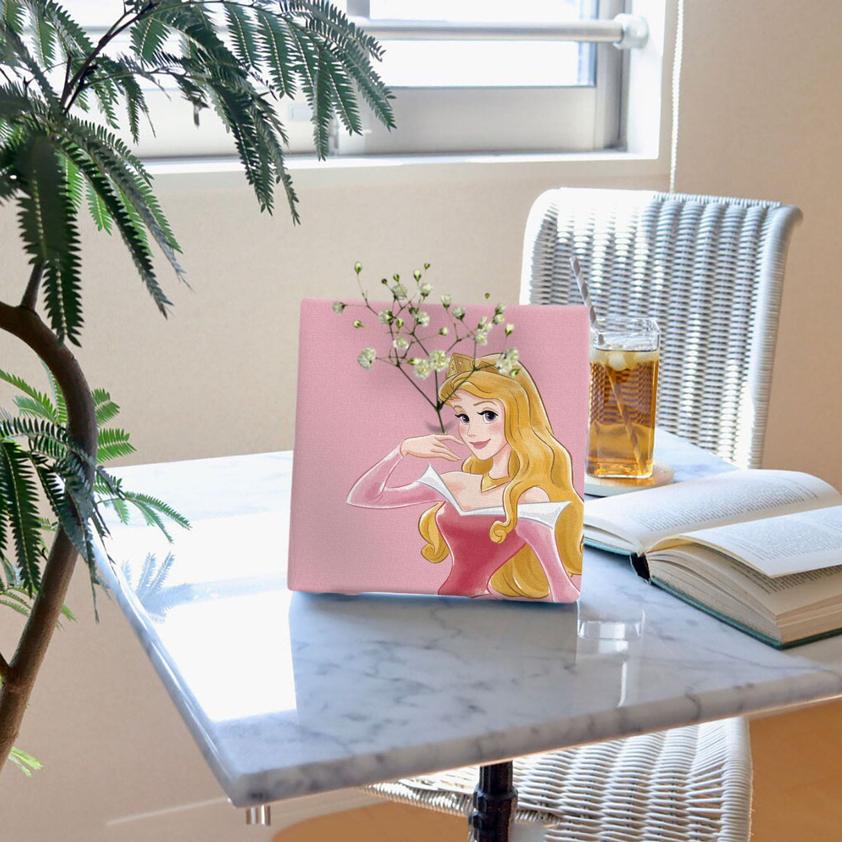 オーロラ姫のIKEBANA 20×20×2.7cm 一輪挿し 花瓶 ディズニープリンセス 眠れる森の美女 IKE-DSNY-2106-27