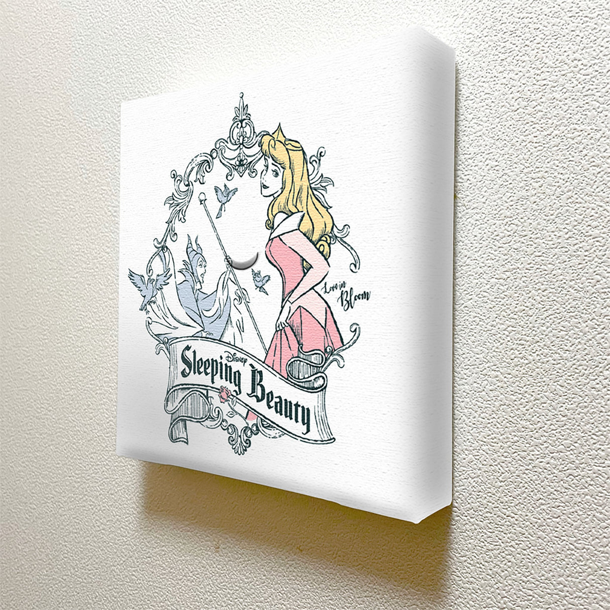 眠れる森の美女のIKEBANA 20×20×2.7cm 一輪挿し 花瓶 ディズニープリンセス オーロラ姫 IKE-DSNY-2106-43