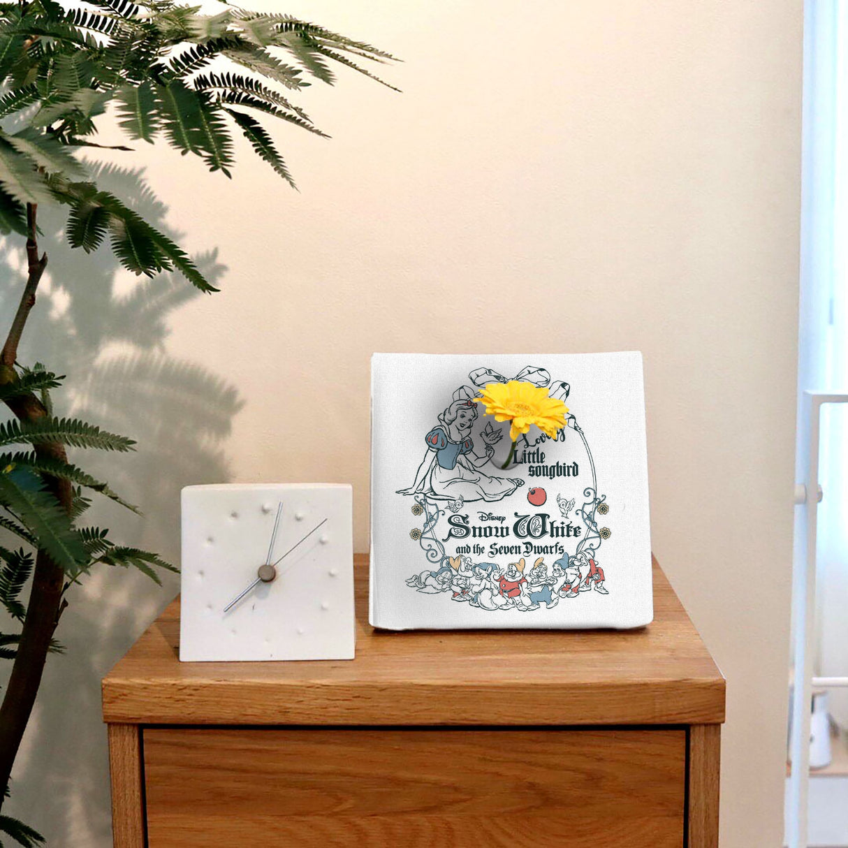 白雪姫のIKEBANA 20×20×2.7cm 一輪挿し 花瓶 ディズニープリンセス IKE-DSNY-2106-44