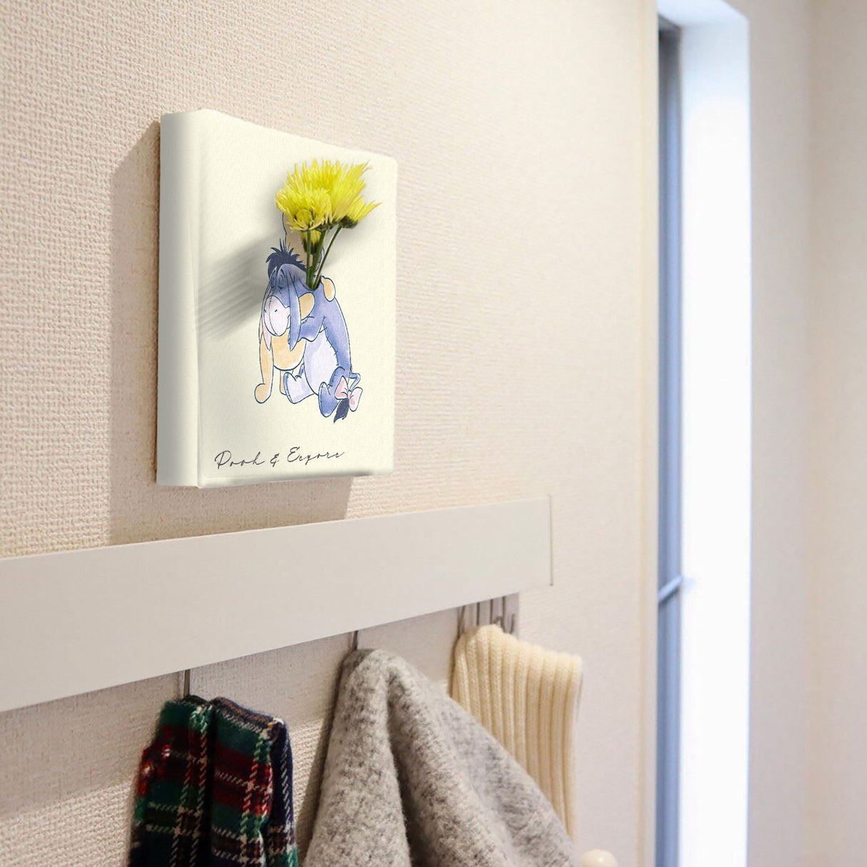 くまのプーさんのIKEBANA 20×20×2.7cm 一輪挿し 花瓶 ディズニー IKE-DSNY-2212-006