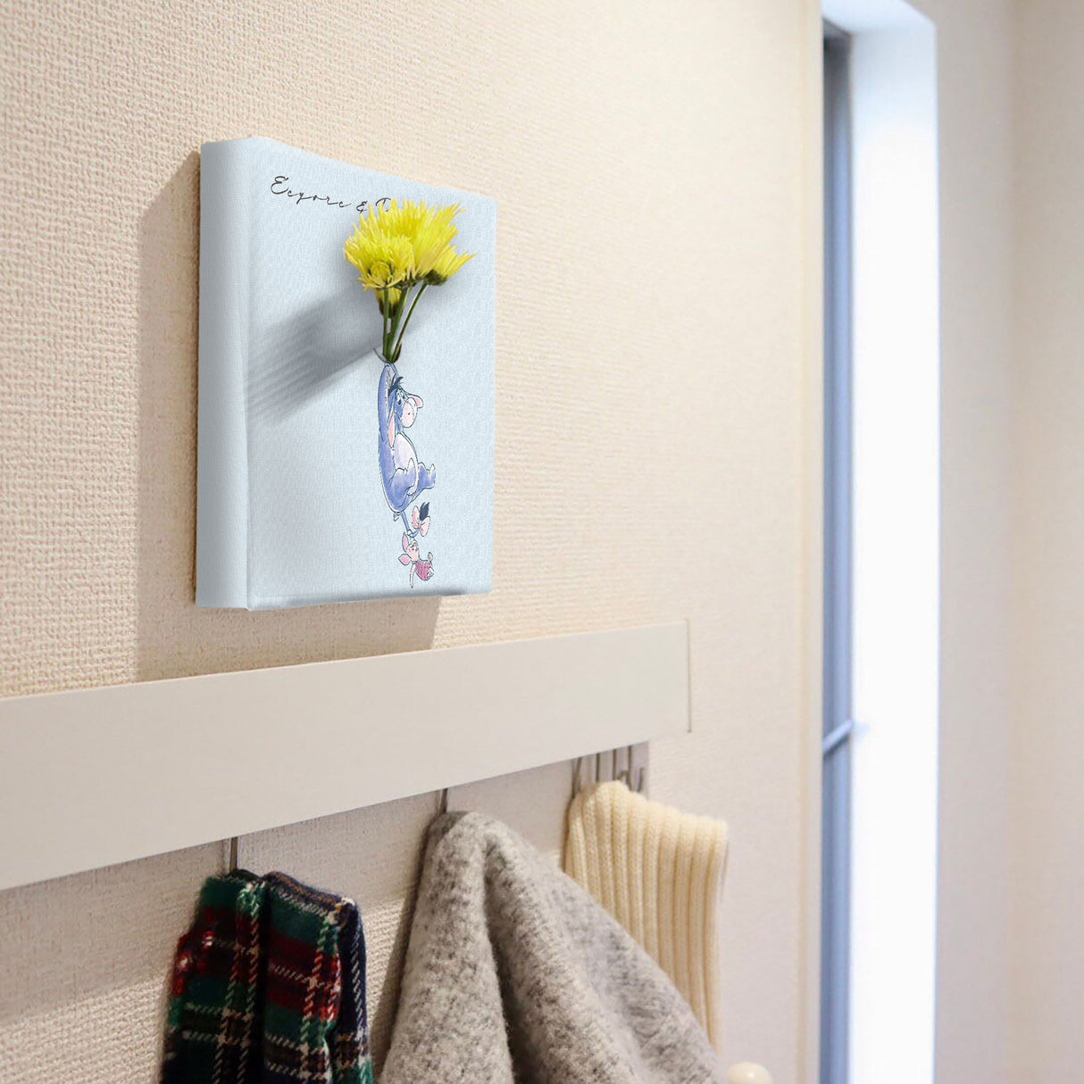 ピグレットとイーヨーのIKEBANA 20×20×2.7cm 一輪挿し 花瓶 ディズニー くまのプーさん IKE-DSNY-2212-007