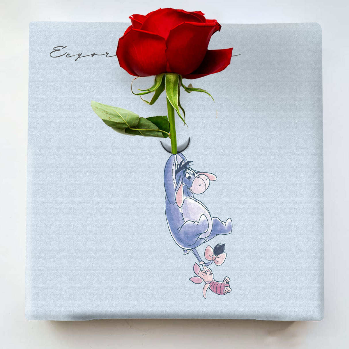 ピグレットとイーヨーのIKEBANA 20×20×2.7cm 一輪挿し 花瓶 ディズニー くまのプーさん IKE-DSNY-2212-007