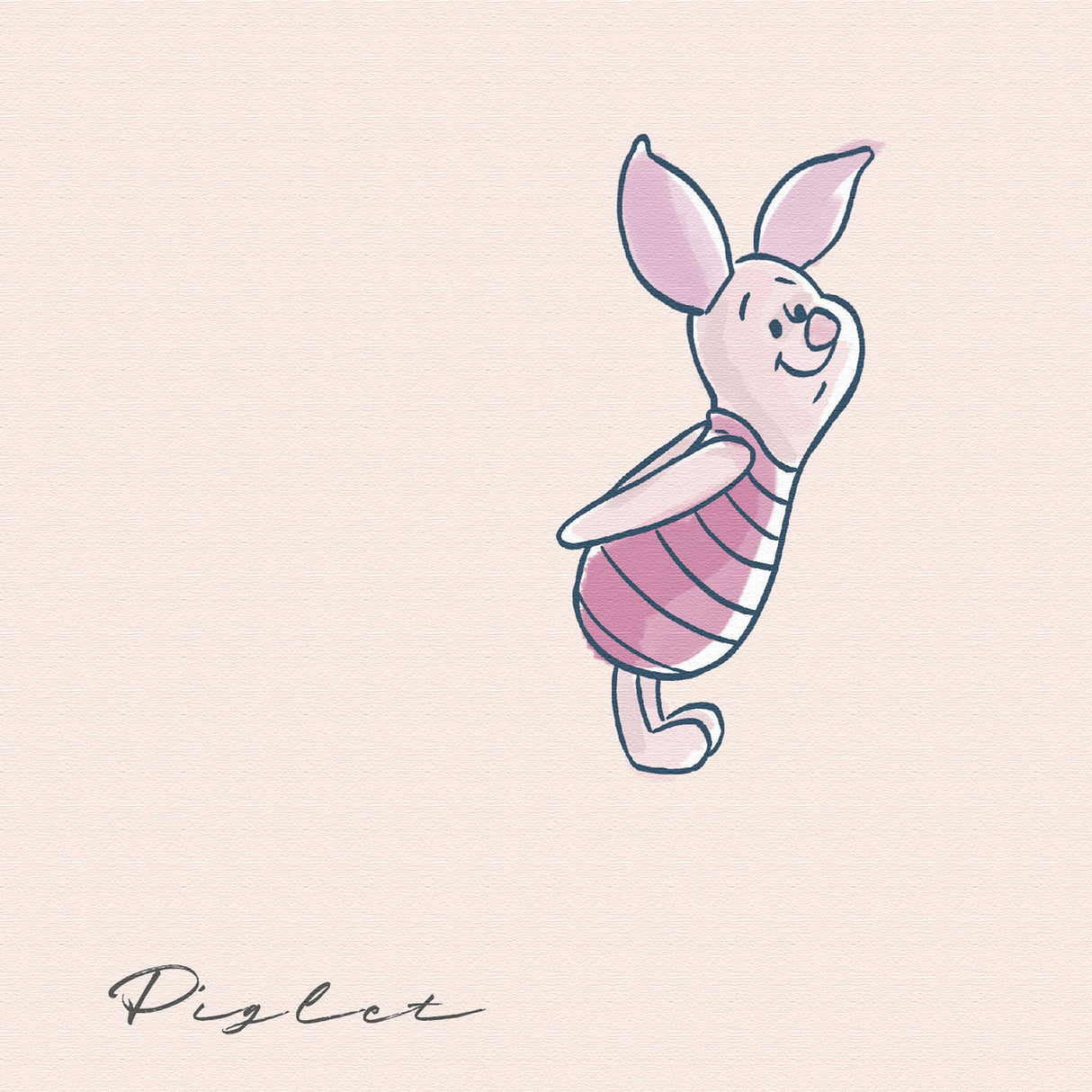 ピグレットのIKEBANA 20×20×2.7cm 一輪挿し 花瓶 ディズニー くまのプーさん IKE-DSNY-2212-008