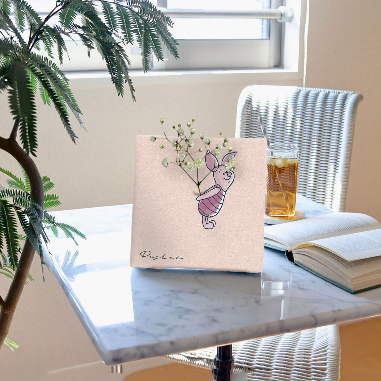 ピグレットのIKEBANA 20×20×2.7cm 一輪挿し 花瓶 ディズニー くまのプーさん IKE-DSNY-2212-008