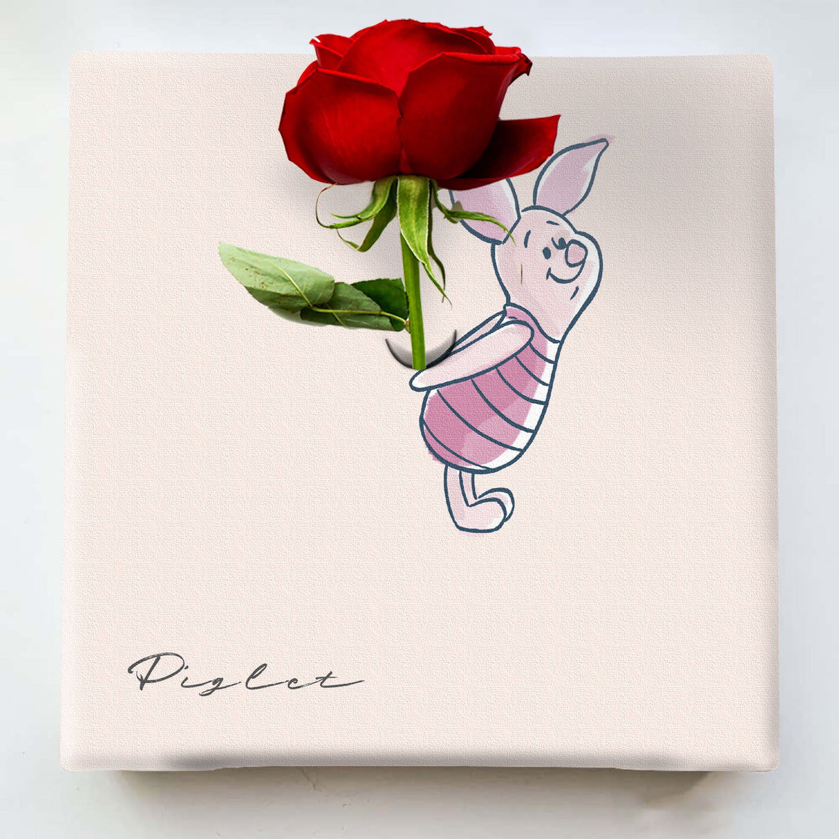 ピグレットのIKEBANA 20×20×2.7cm 一輪挿し 花瓶 ディズニー くまのプーさん IKE-DSNY-2212-008