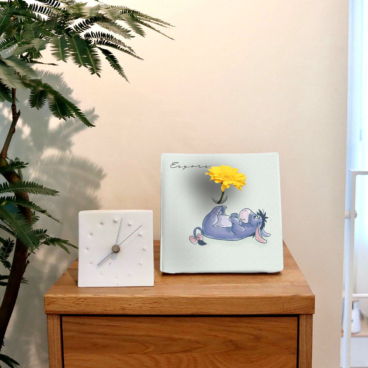 イーヨーのIKEBANA 20×20×2.7cm 一輪挿し 花瓶 ディズニー くまのプーさん IKE-DSNY-2212-009