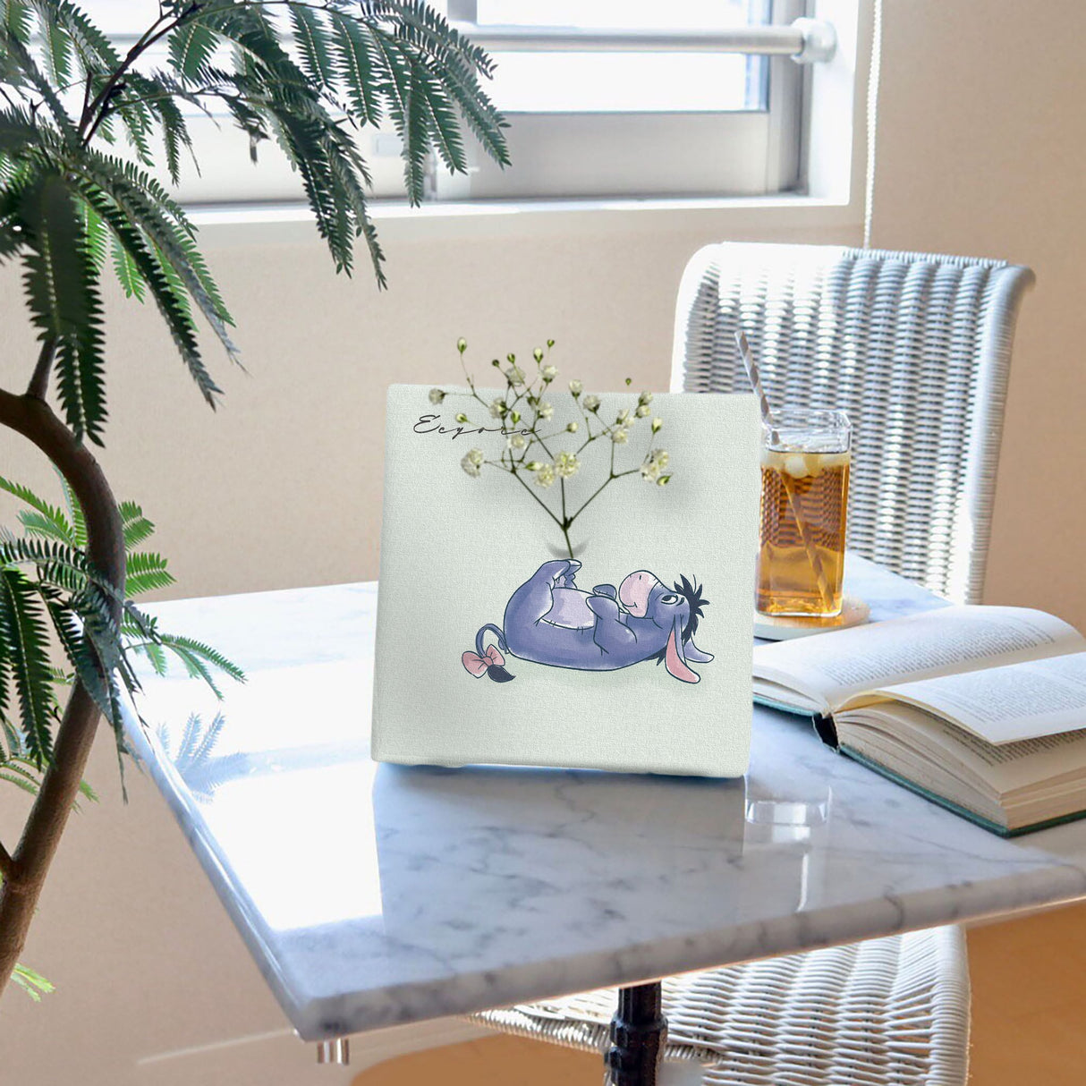 イーヨーのIKEBANA 20×20×2.7cm 一輪挿し 花瓶 ディズニー くまのプーさん IKE-DSNY-2212-009