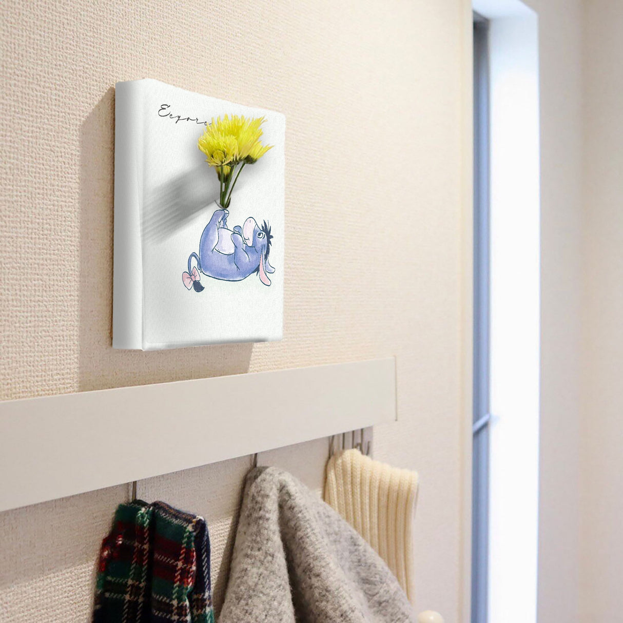 イーヨーのIKEBANA 20×20×2.7cm 一輪挿し 花瓶 ディズニー くまのプーさん IKE-DSNY-2212-009