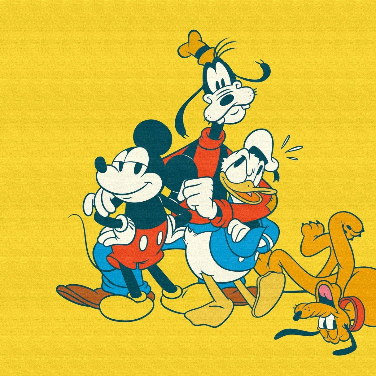 ミッキーマウスのIKEBANA 20×20×2.7cm 一輪挿し 花瓶 ディズニー グーフィー IKE-DSNY-2212-010