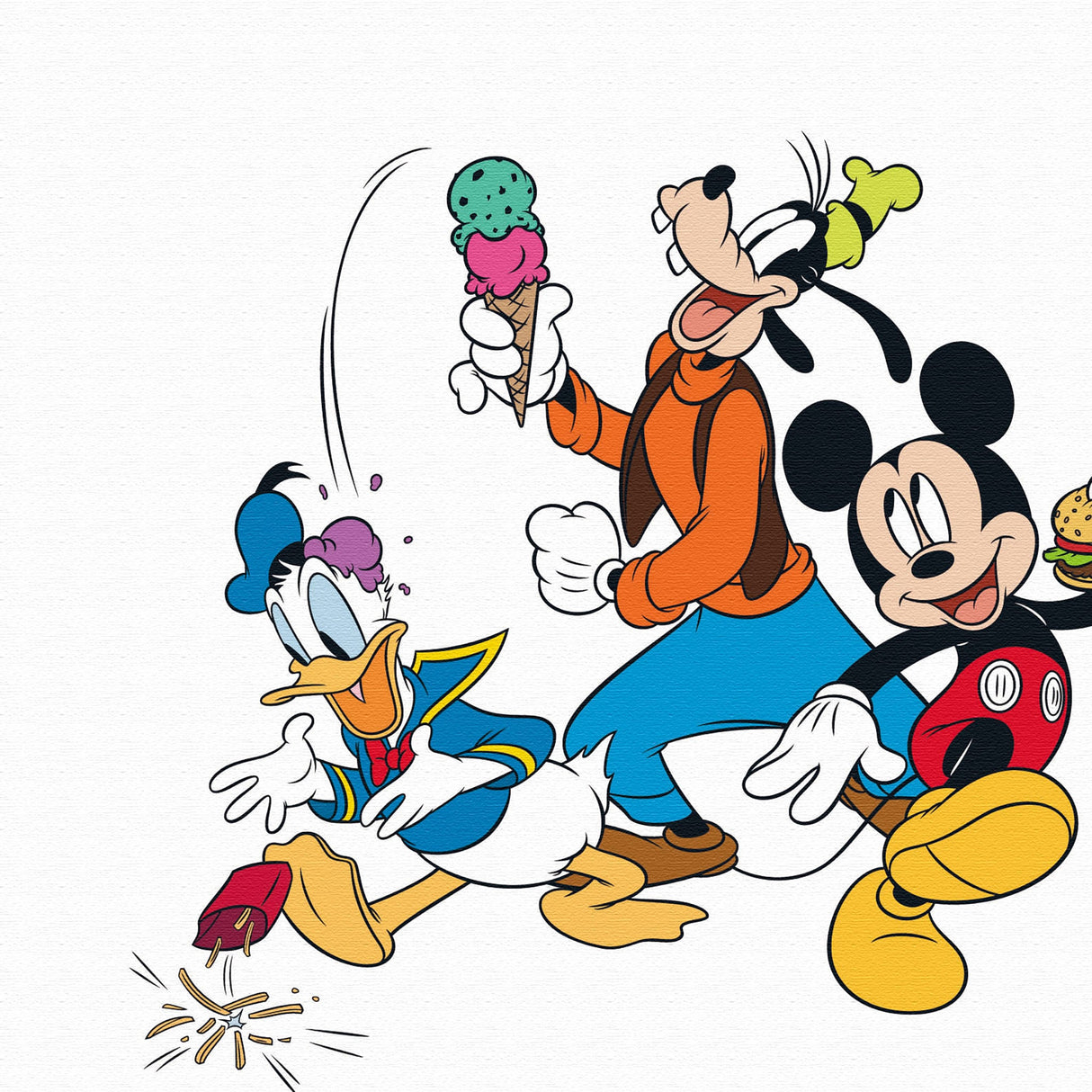 ミッキーマウスのIKEBANA 20×20×2.7cm 一輪挿し 花瓶 ディズニー ドナルドダック IKE-DSNY-2212-011