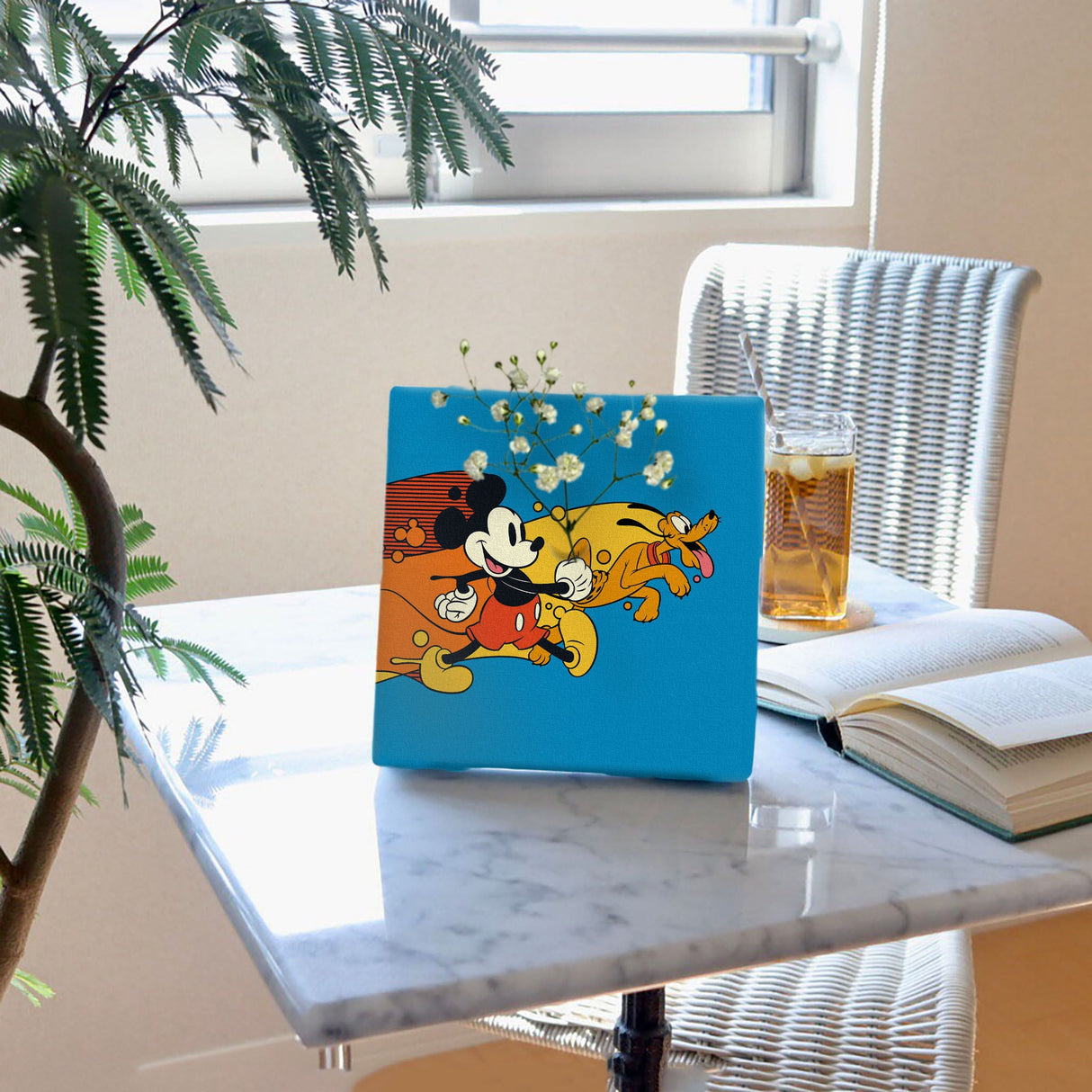 ミッキーマウスのIKEBANA 20×20×2.7cm 一輪挿し 花瓶 ディズニー IKE-DSNY-2212-012