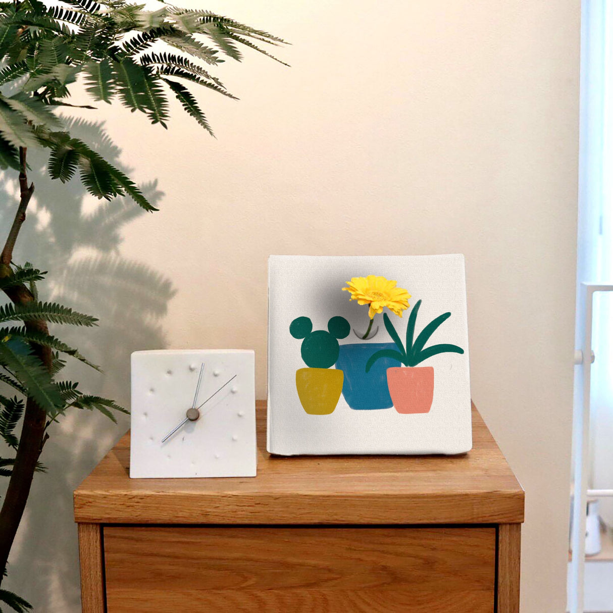 ミッキーマウスのIKEBANA 20×20×2.7cm 一輪挿し 花瓶 ディズニー IKE-DSNY-2212-013