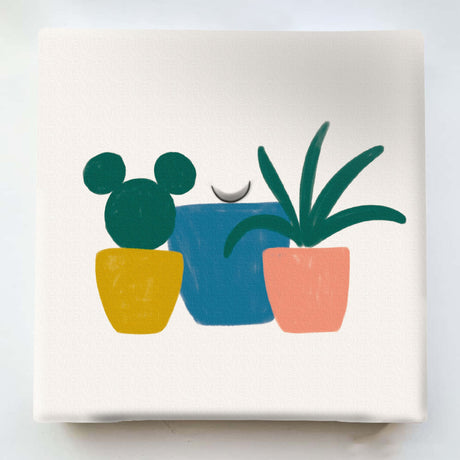 ミッキーマウスのIKEBANA 20×20×2.7cm 一輪挿し 花瓶 ディズニー IKE-DSNY-2212-013
