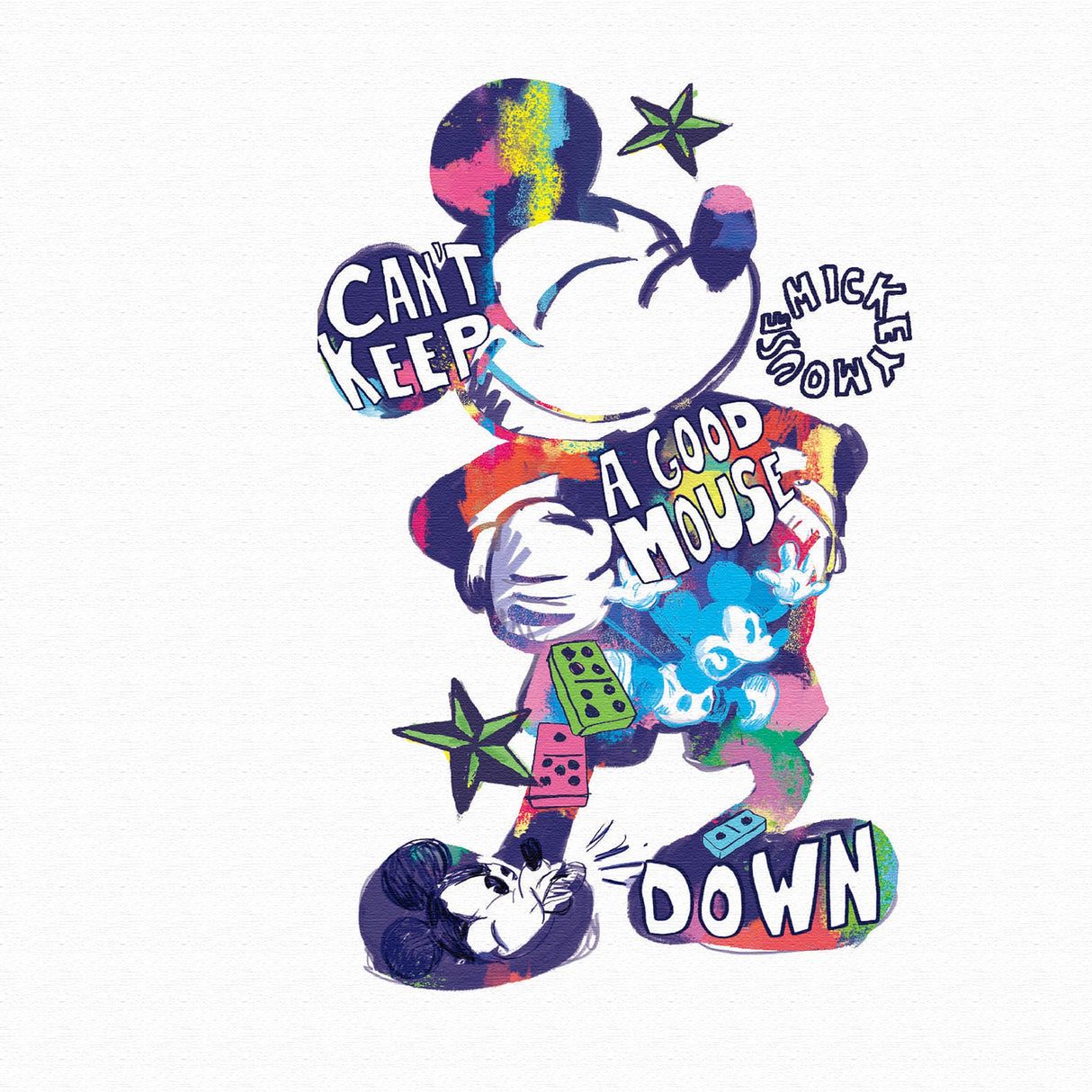 ミッキーマウスのIKEBANA 20×20×2.7cm 一輪挿し 花瓶 ディズニー IKE-DSNY-2212-014