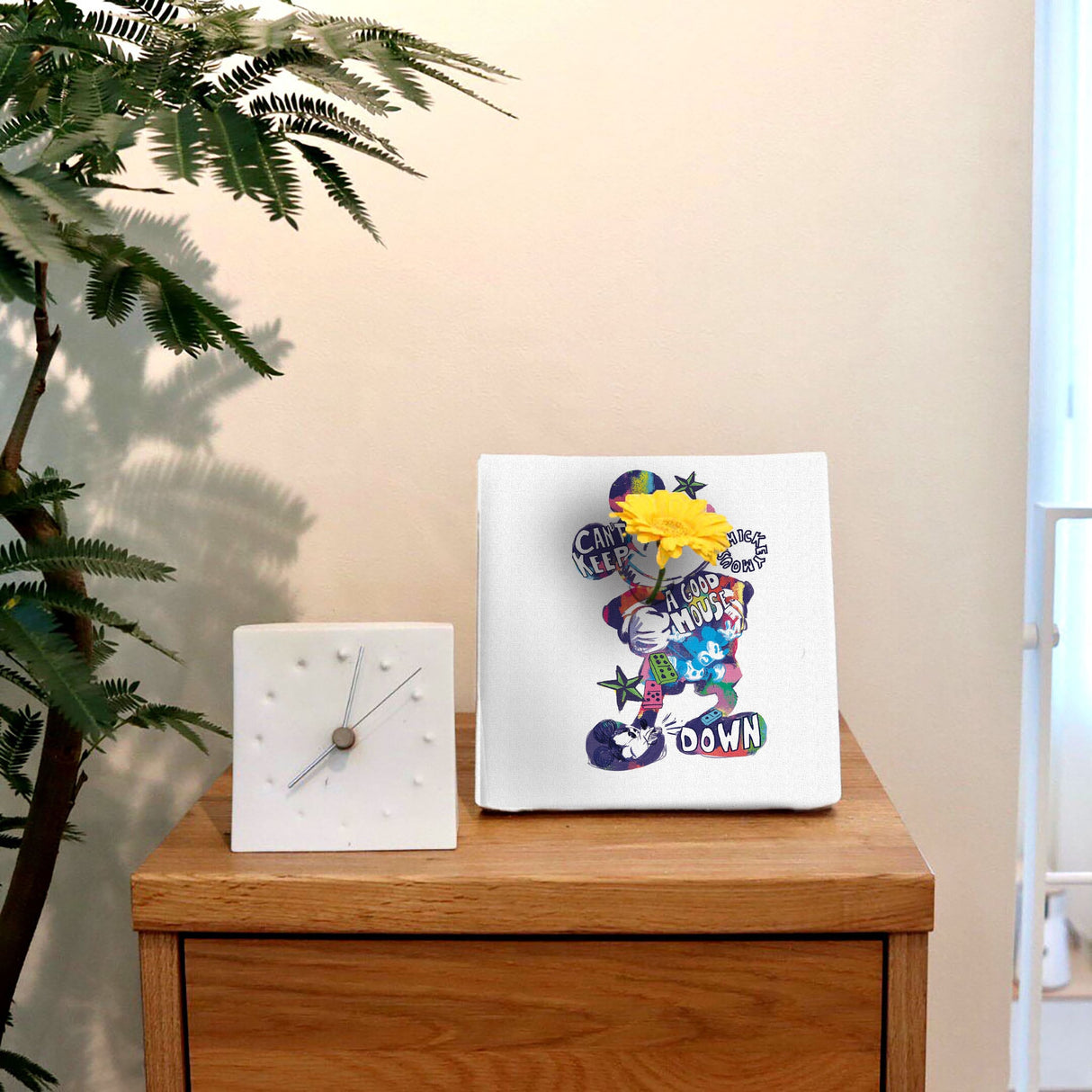 ミッキーマウスのIKEBANA 20×20×2.7cm 一輪挿し 花瓶 ディズニー IKE-DSNY-2212-014
