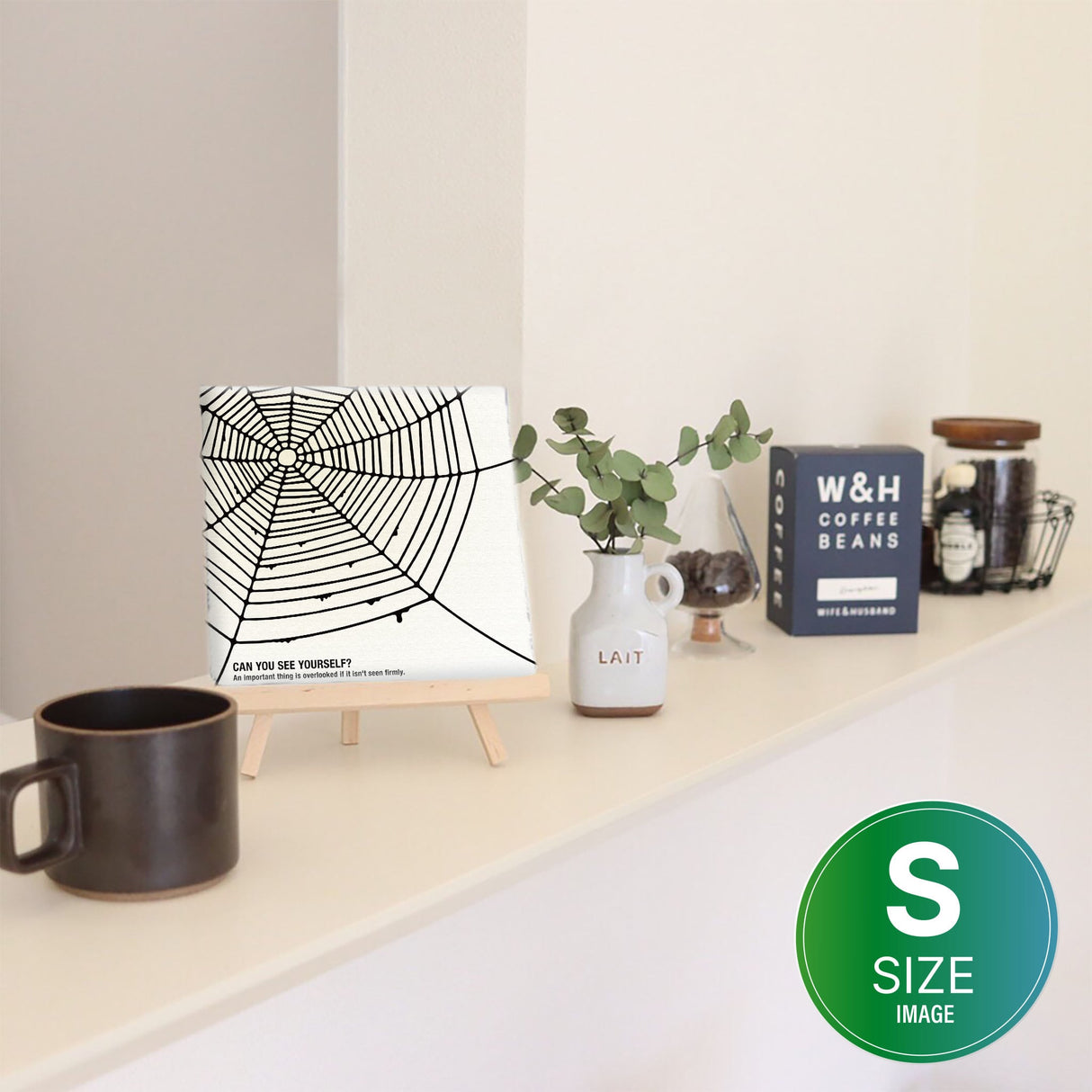 蜘蛛の巣を使ったインテリア小物 一人暮らし インテリア kid-0003 - ArtDeli. アートパネル専門店