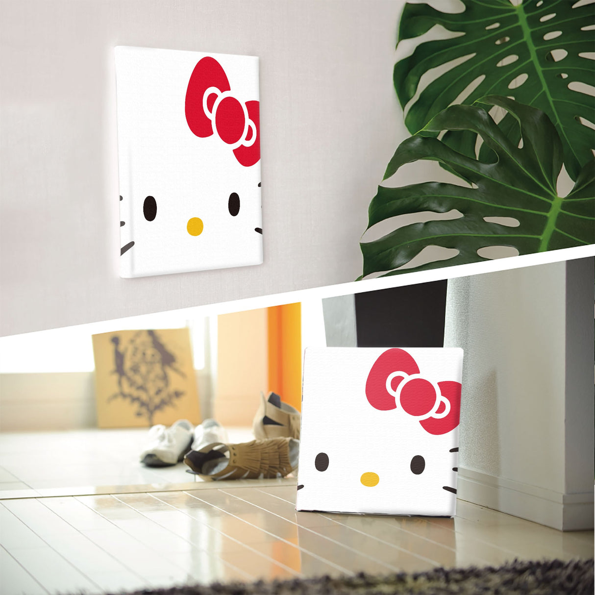 キティちゃんのファブリックボード インテリア アート 雑貨 kty-0001