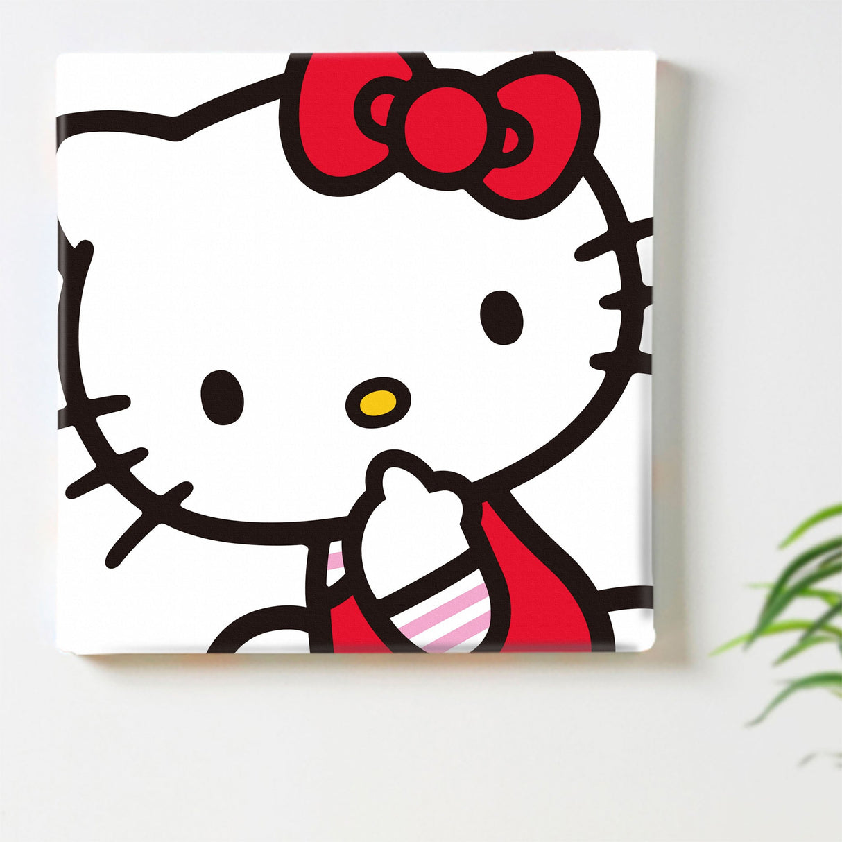 キティちゃんのファブリックパネル インテリア アート 雑貨 kty-0002