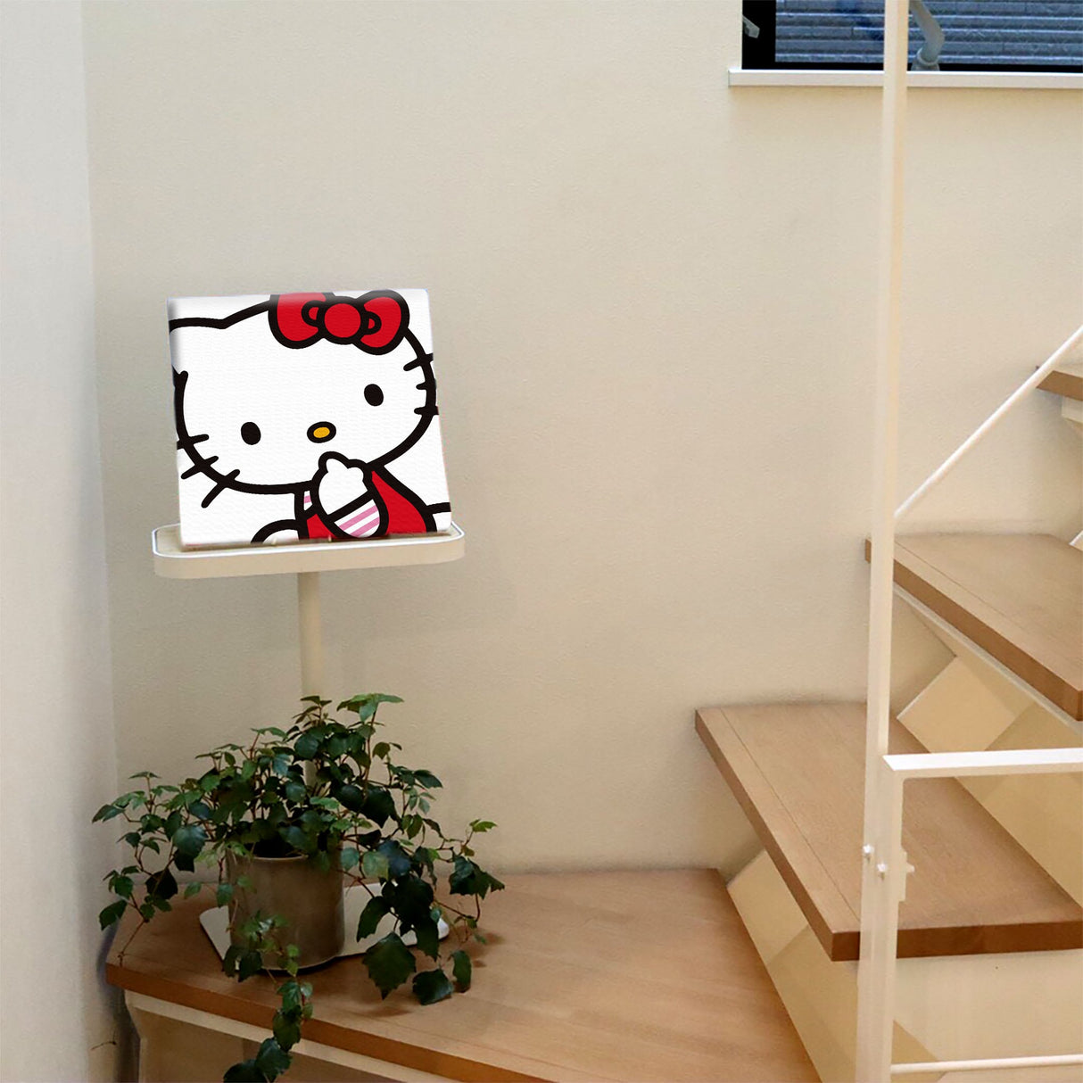 キティちゃんのファブリックパネル インテリア アート 雑貨 kty-0002