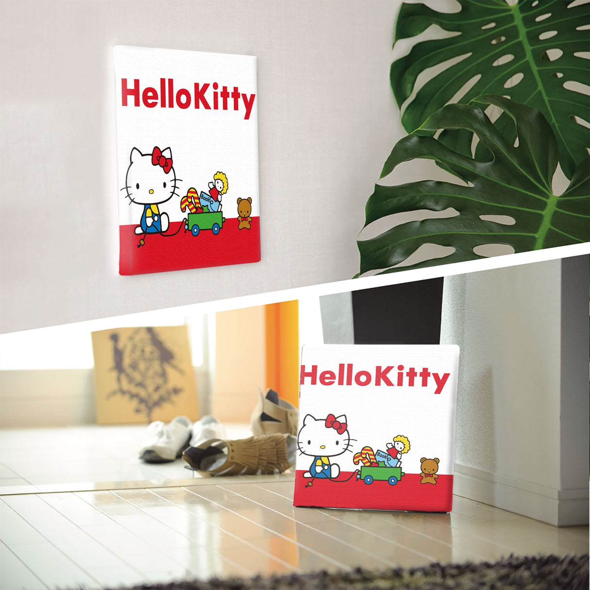 キティちゃんの壁掛けインテリア インテリア アート 雑貨 kty-0004