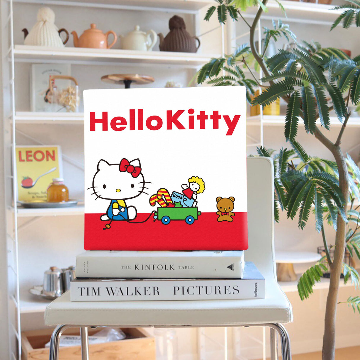 キティちゃんの壁掛けインテリア インテリア アート 雑貨 kty-0004