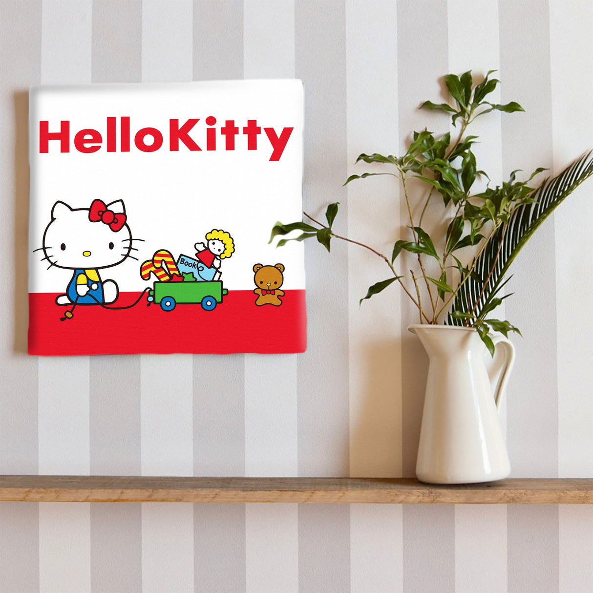 キティちゃんの壁掛けインテリア インテリア アート 雑貨 kty-0004