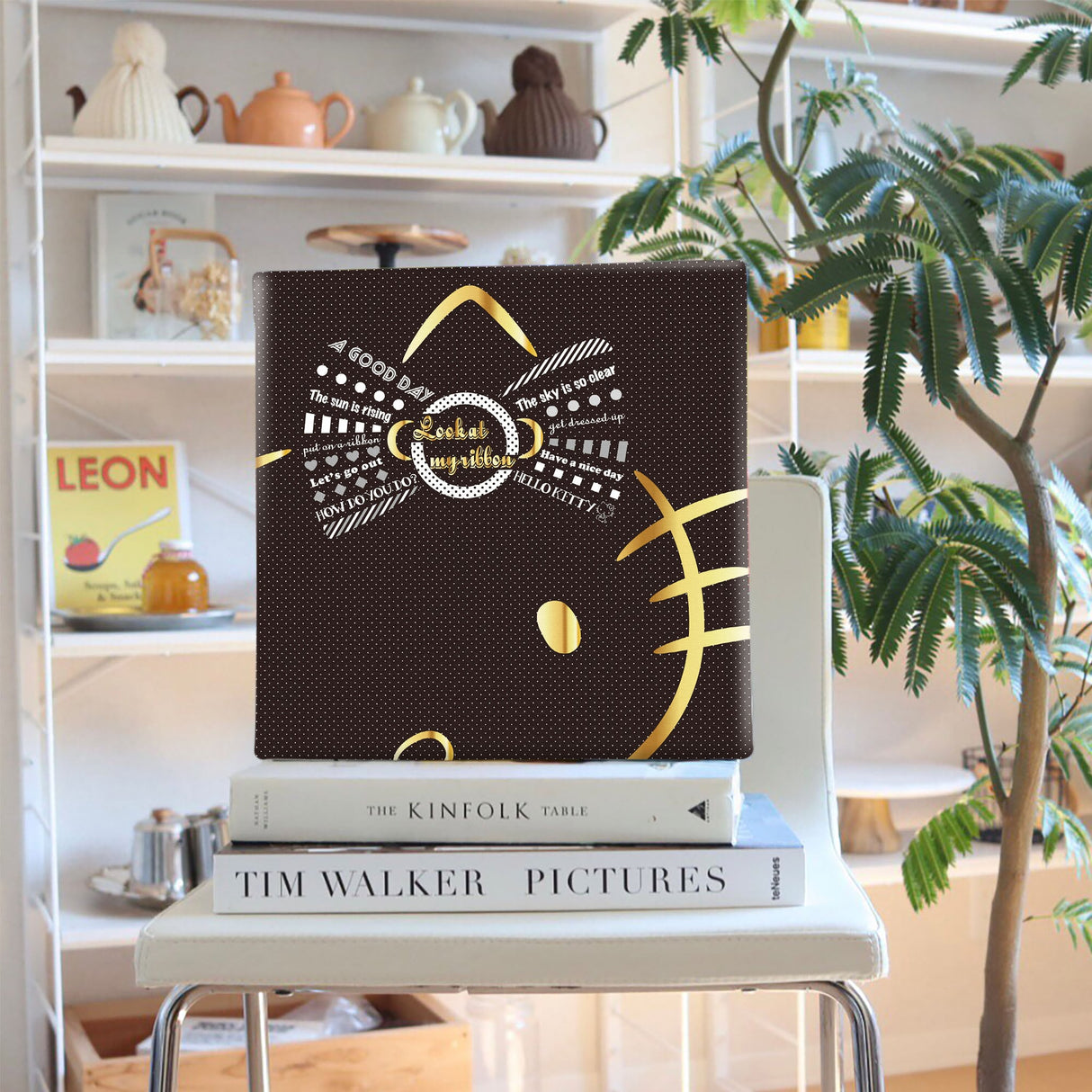 キティちゃんのファブリックパネル インテリア アート 雑貨 kty-0007