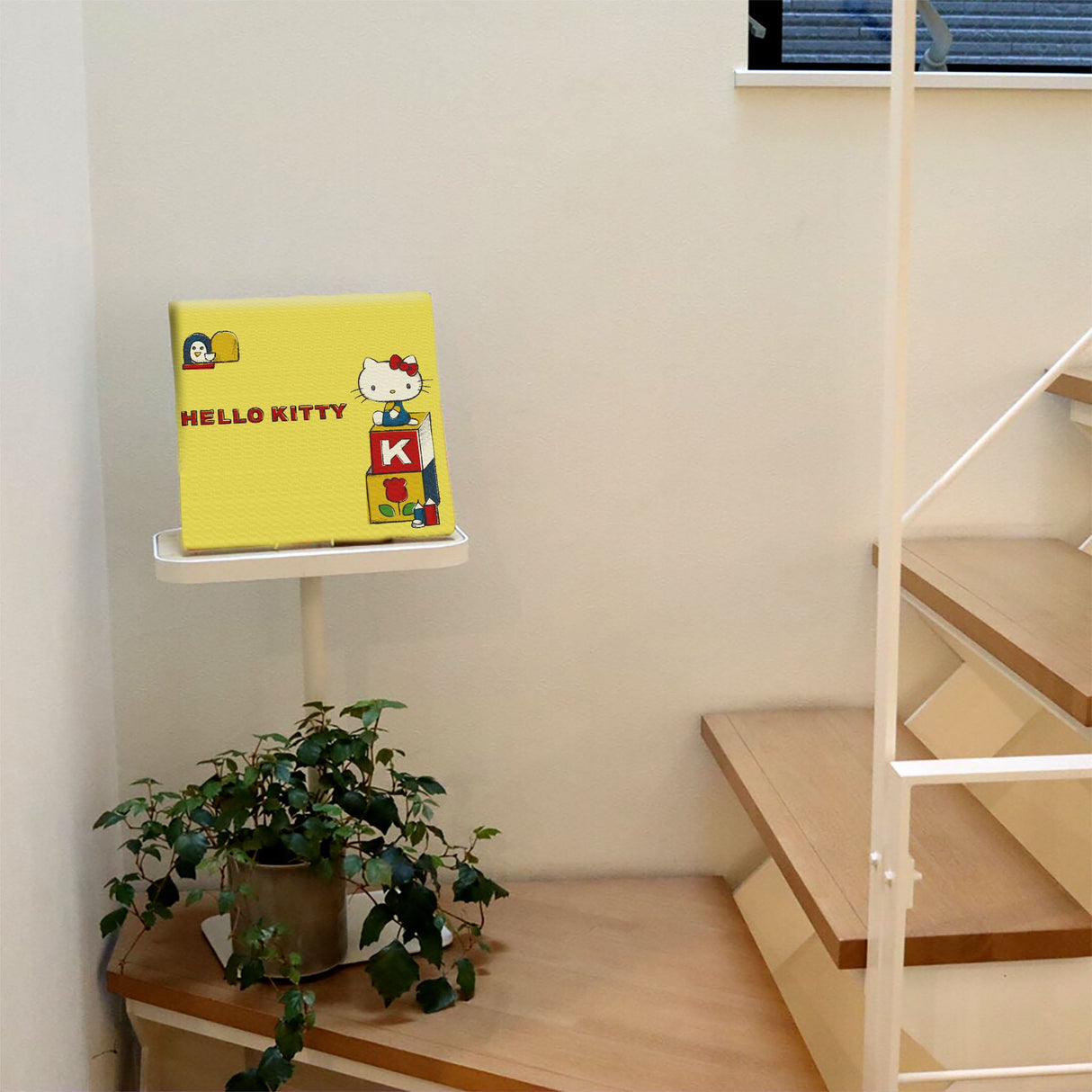 キティちゃんのアートパネル インテリア アート 雑貨 kty-0008