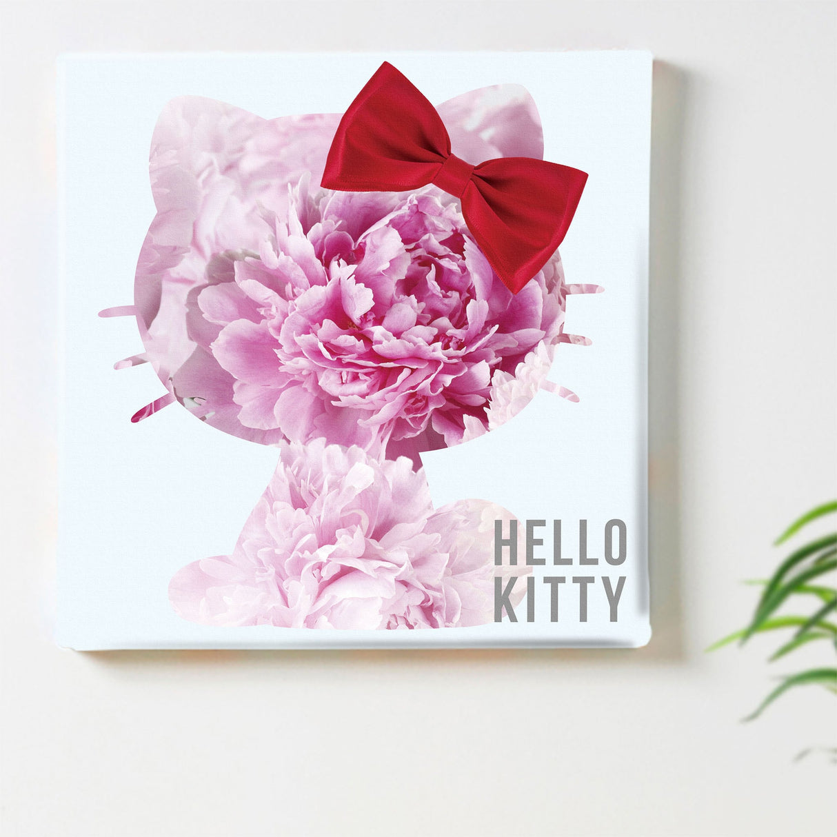 キティちゃんの壁掛けインテリア インテリア アート 雑貨 kty-0009