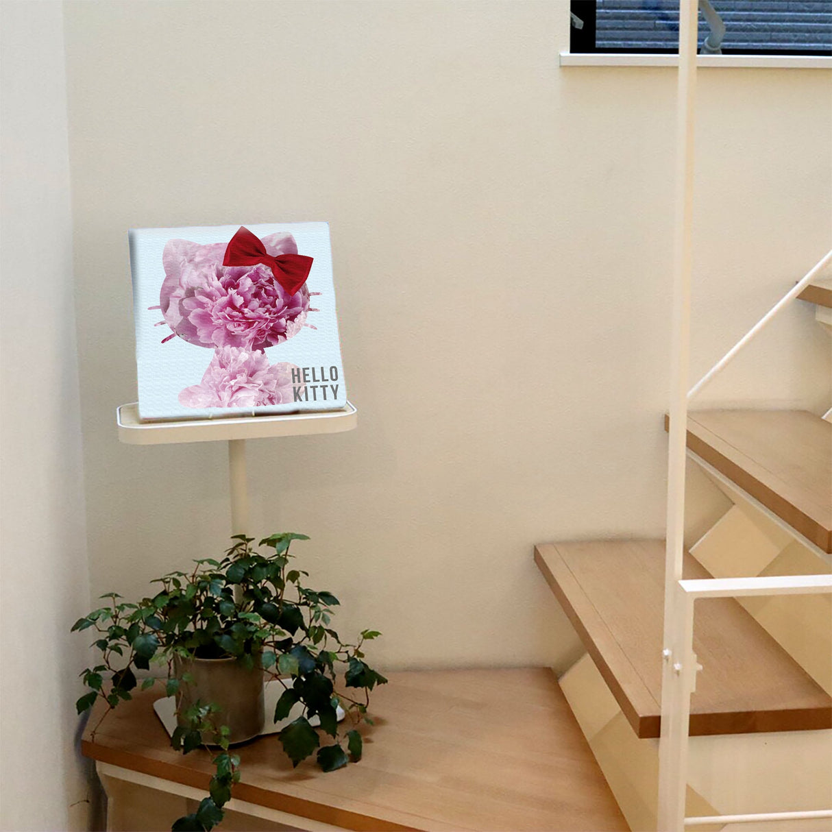 キティちゃんの壁掛けインテリア インテリア アート 雑貨 kty-0009