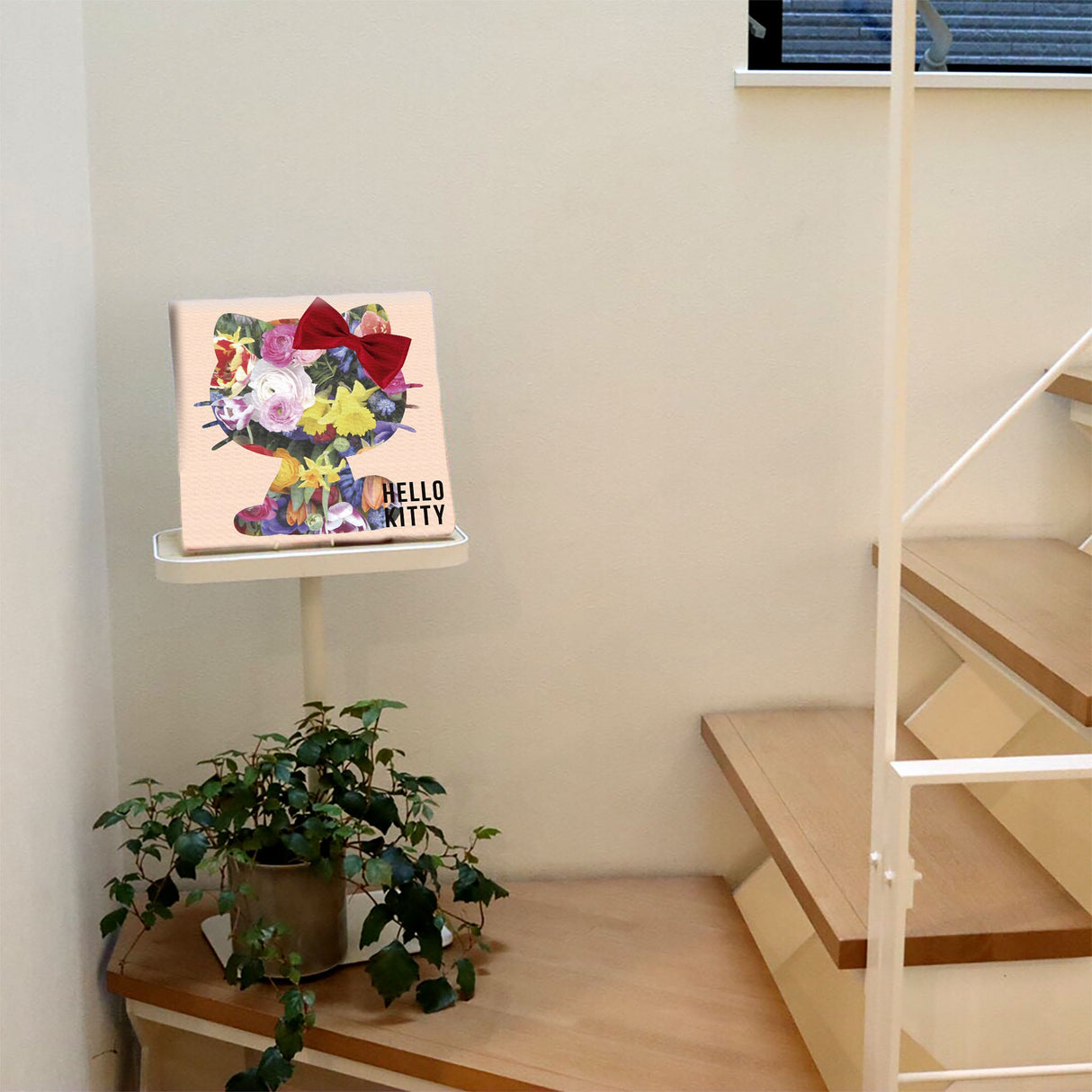 キティちゃんのアートボード インテリア アート 雑貨 kty-0010