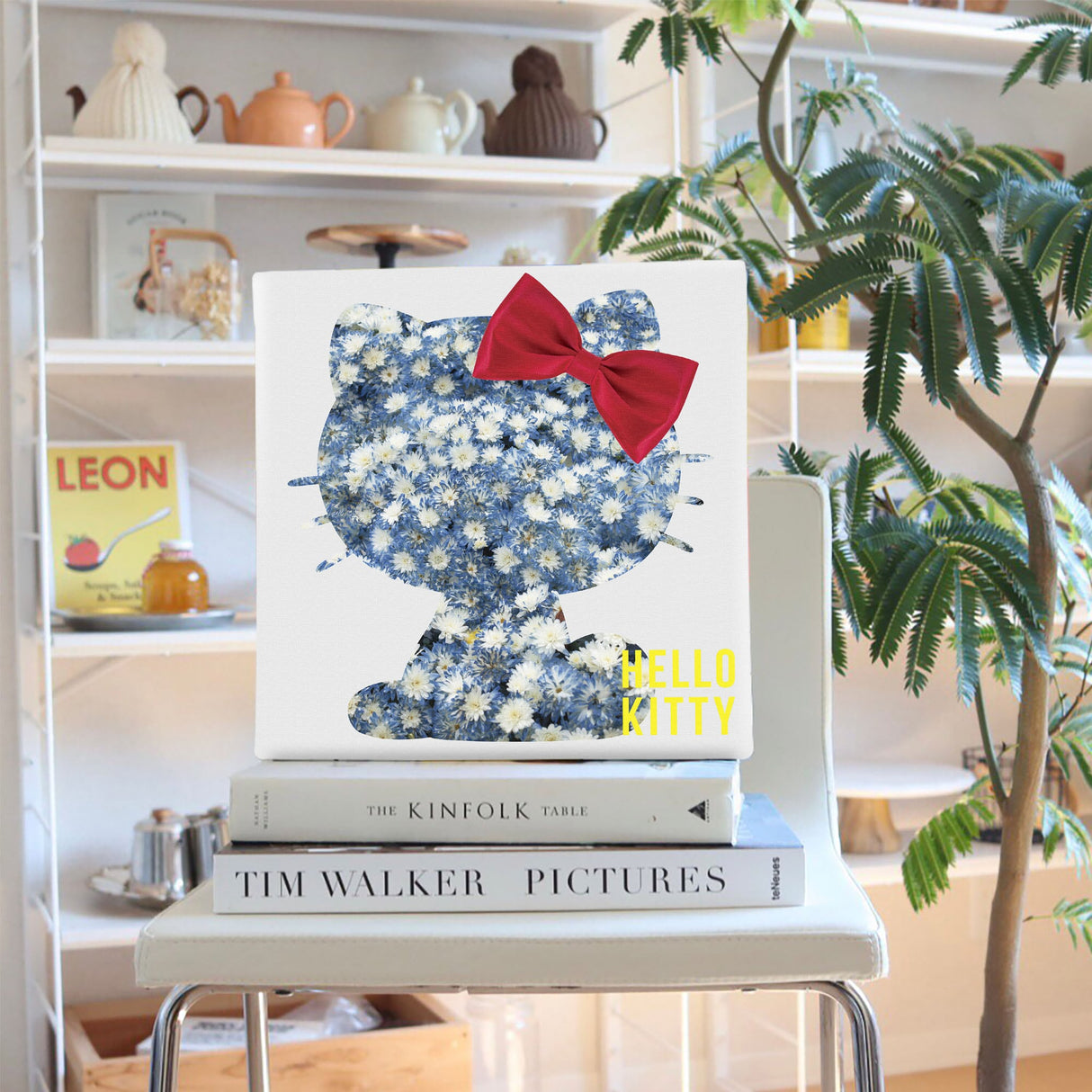 キティちゃんのファブリックボード インテリア アート 雑貨 kty-0011