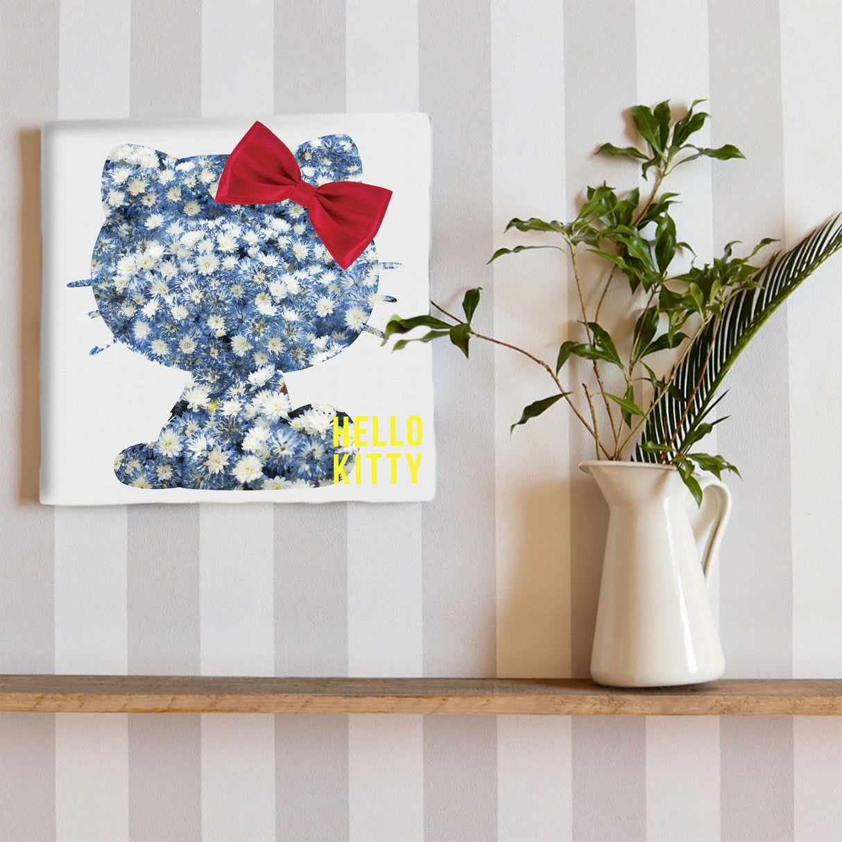 キティちゃんのファブリックボード インテリア アート 雑貨 kty-0011