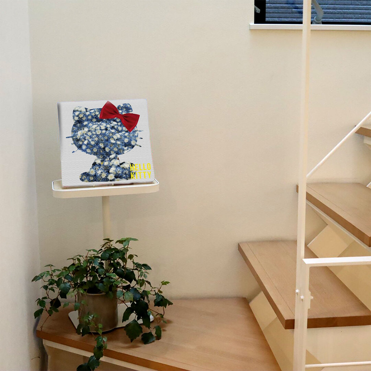 キティちゃんのファブリックボード インテリア アート 雑貨 kty-0011