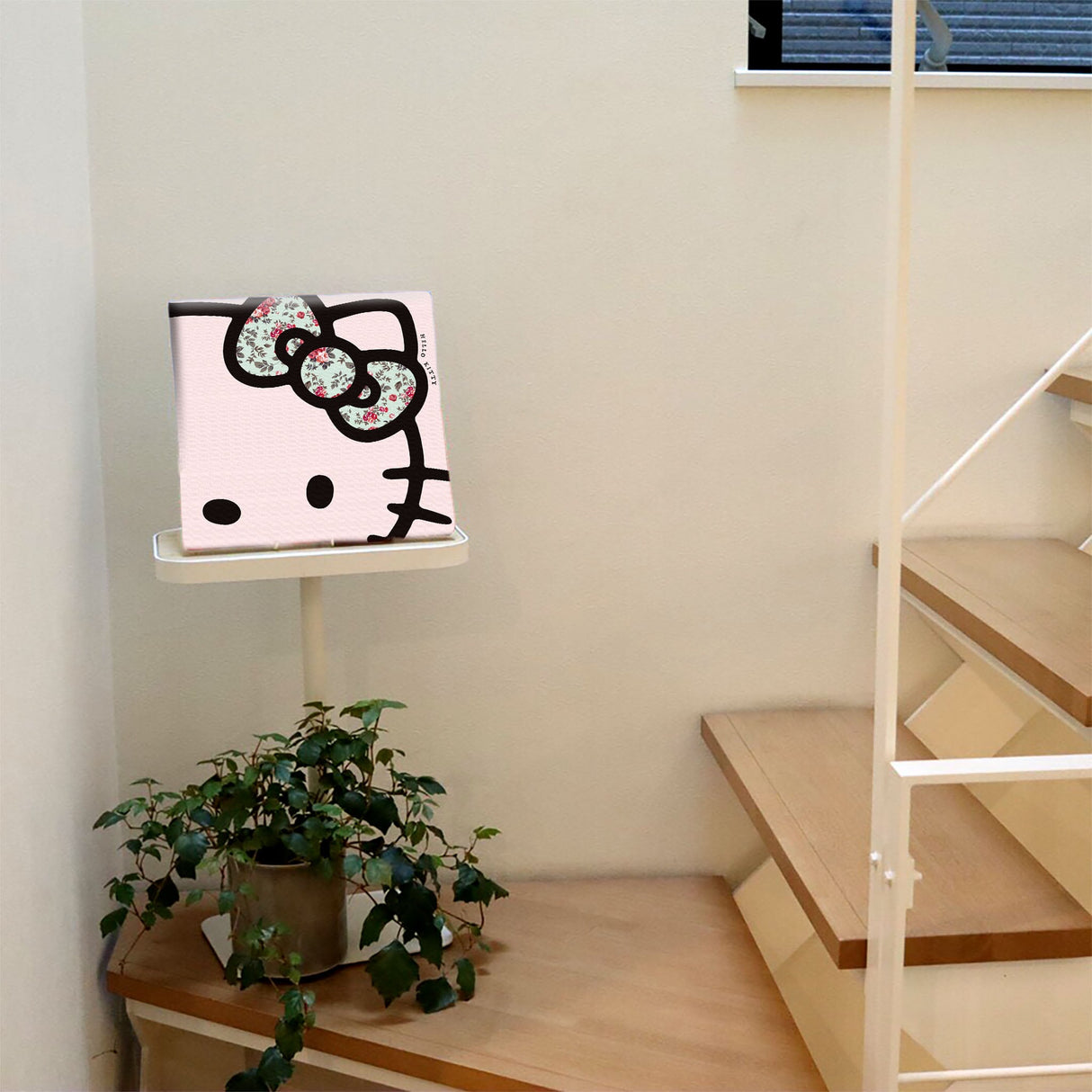 キティちゃんのファブリックパネル インテリア アート 雑貨 kty-0012