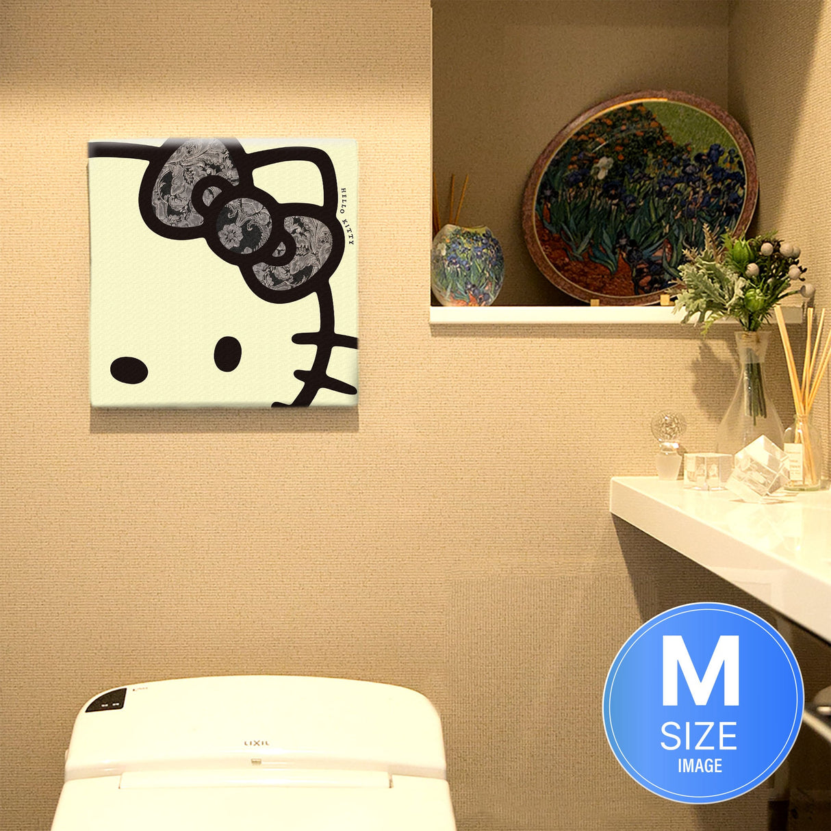 Hello Kitty art panel interior art goods kty-0013