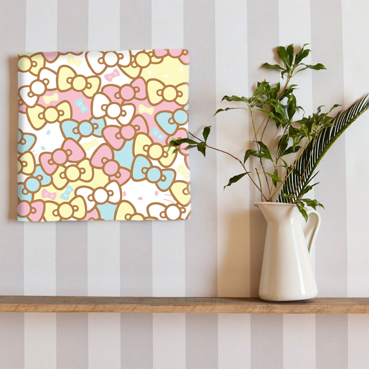 キティちゃんのアートボード インテリア アート 雑貨 kty-0015