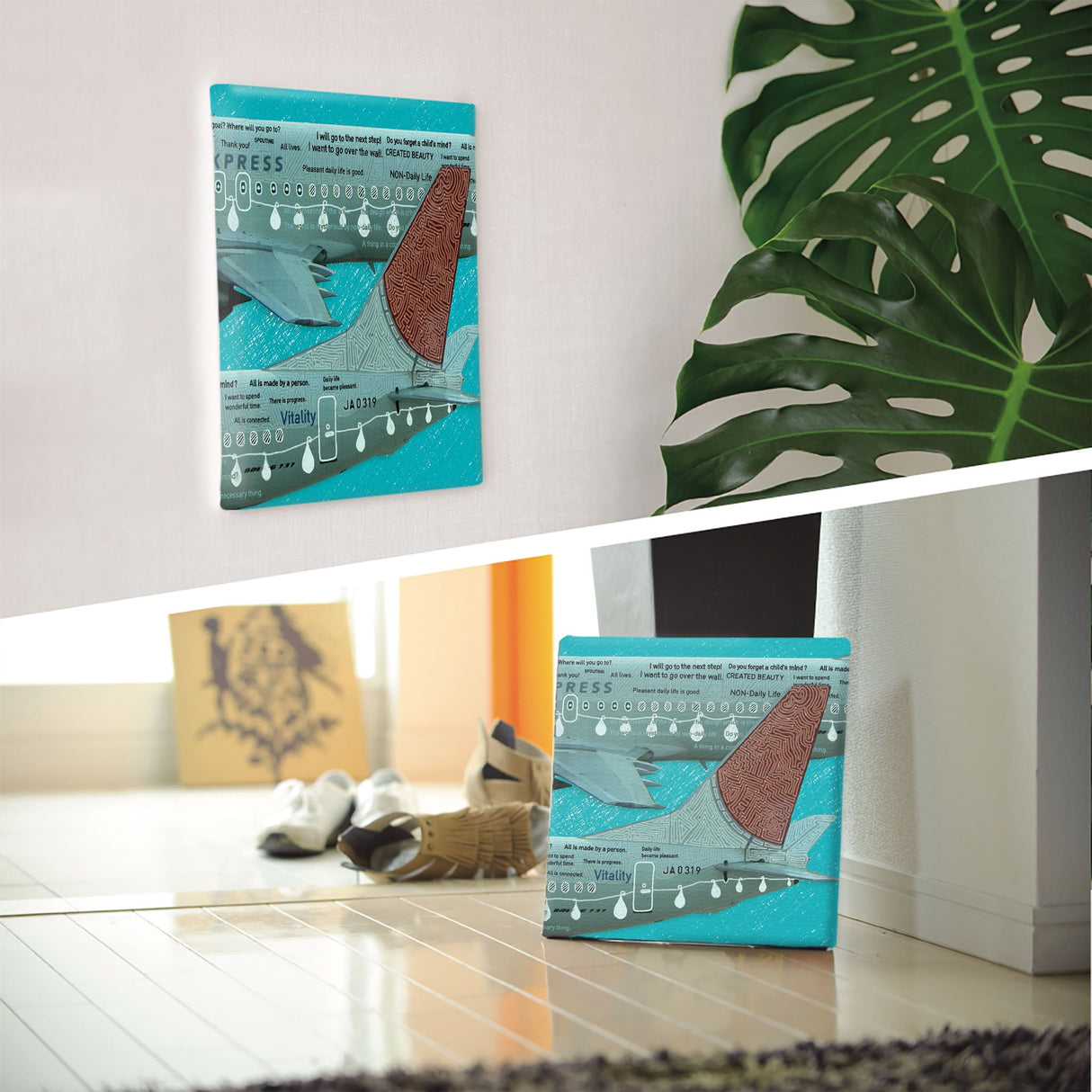 飛行機のインテリア小物 写真 壁掛け mic-0001 - ArtDeli. アートパネル専門店