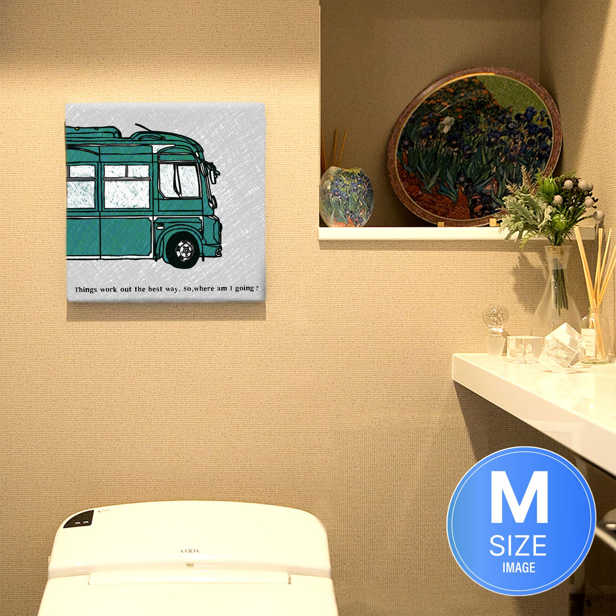 バスのインテリア小物 インテリア 雑貨 mic-0002 - ArtDeli. アートパネル専門店